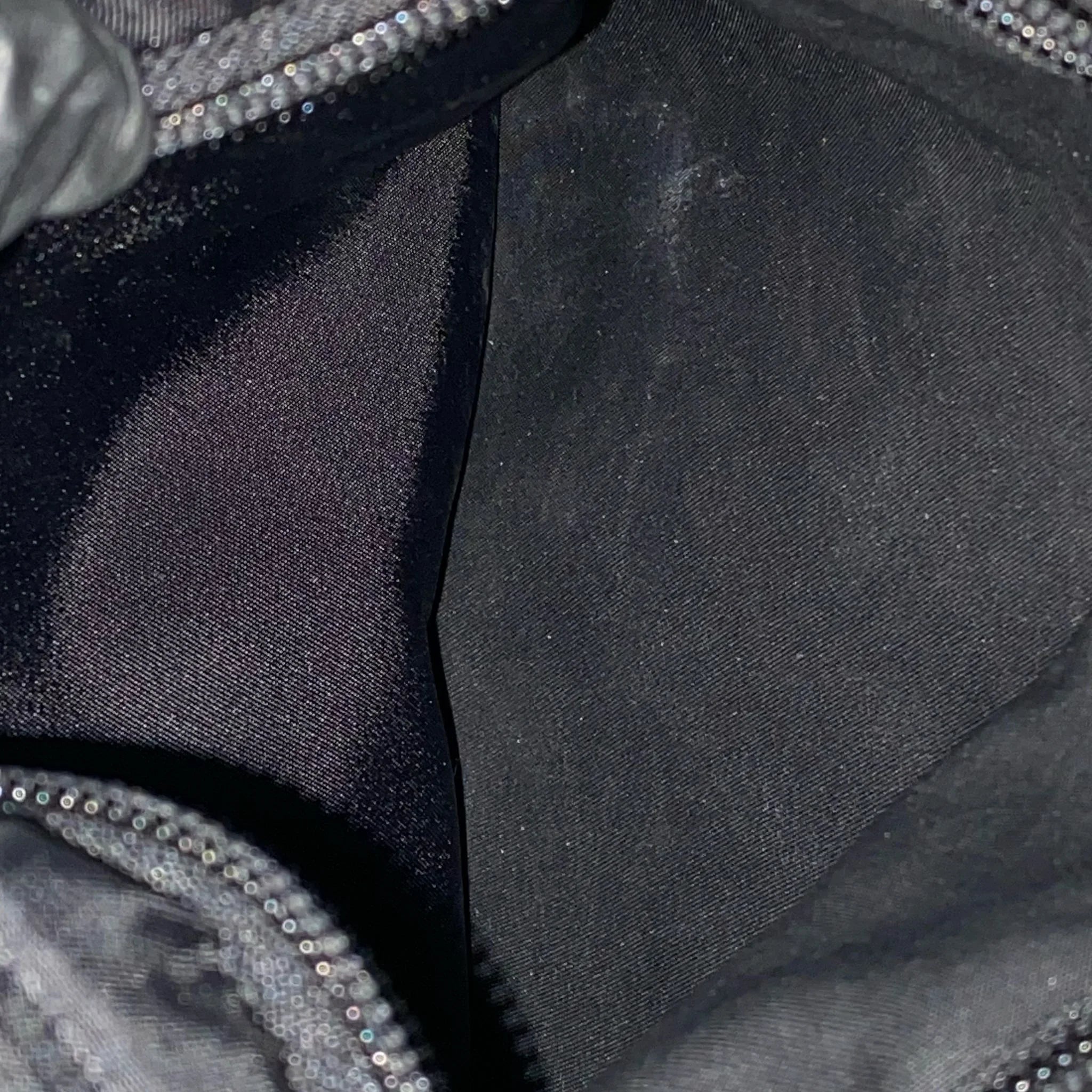 Prada Black Nylon Crossbody Messenger Black Bag