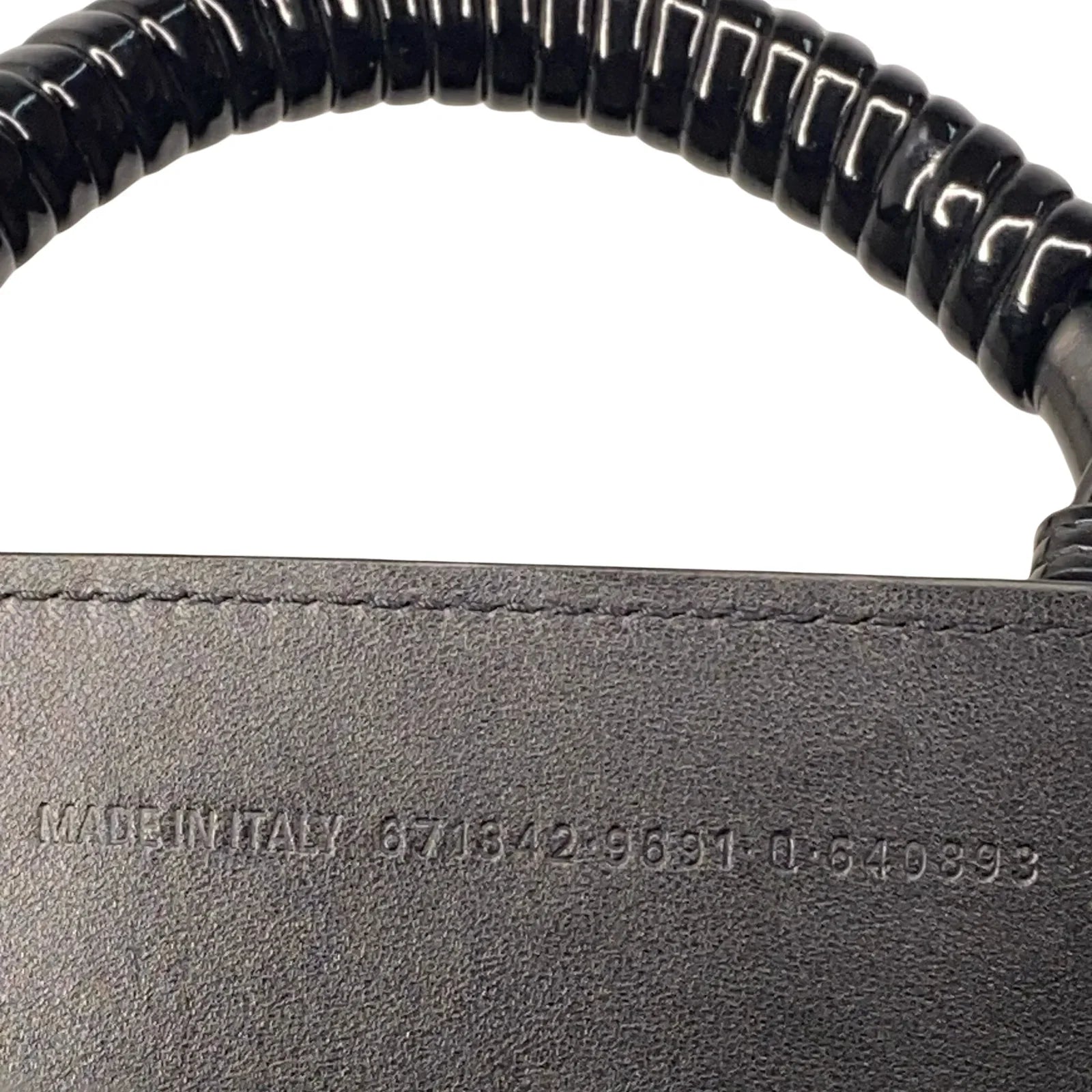 Balenciaga Bistro Panier Vinyl Tote Bag Crossbody Bag