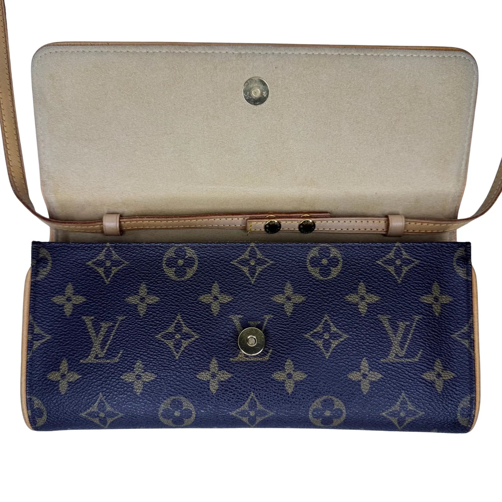 Louis Vuitton Monogram Pochette Twin PM Bag
