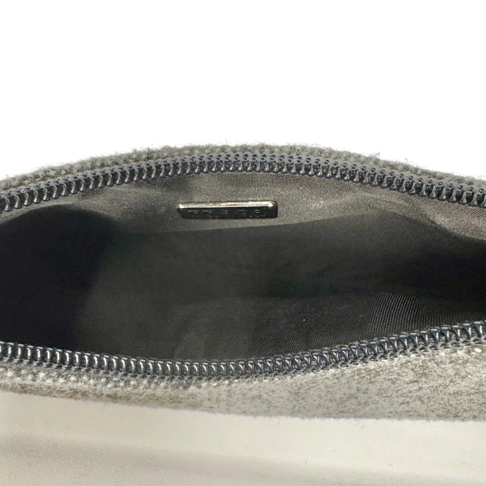 Prada SS Wool Canapa Sport Hobo Shoulder Bag – Grey