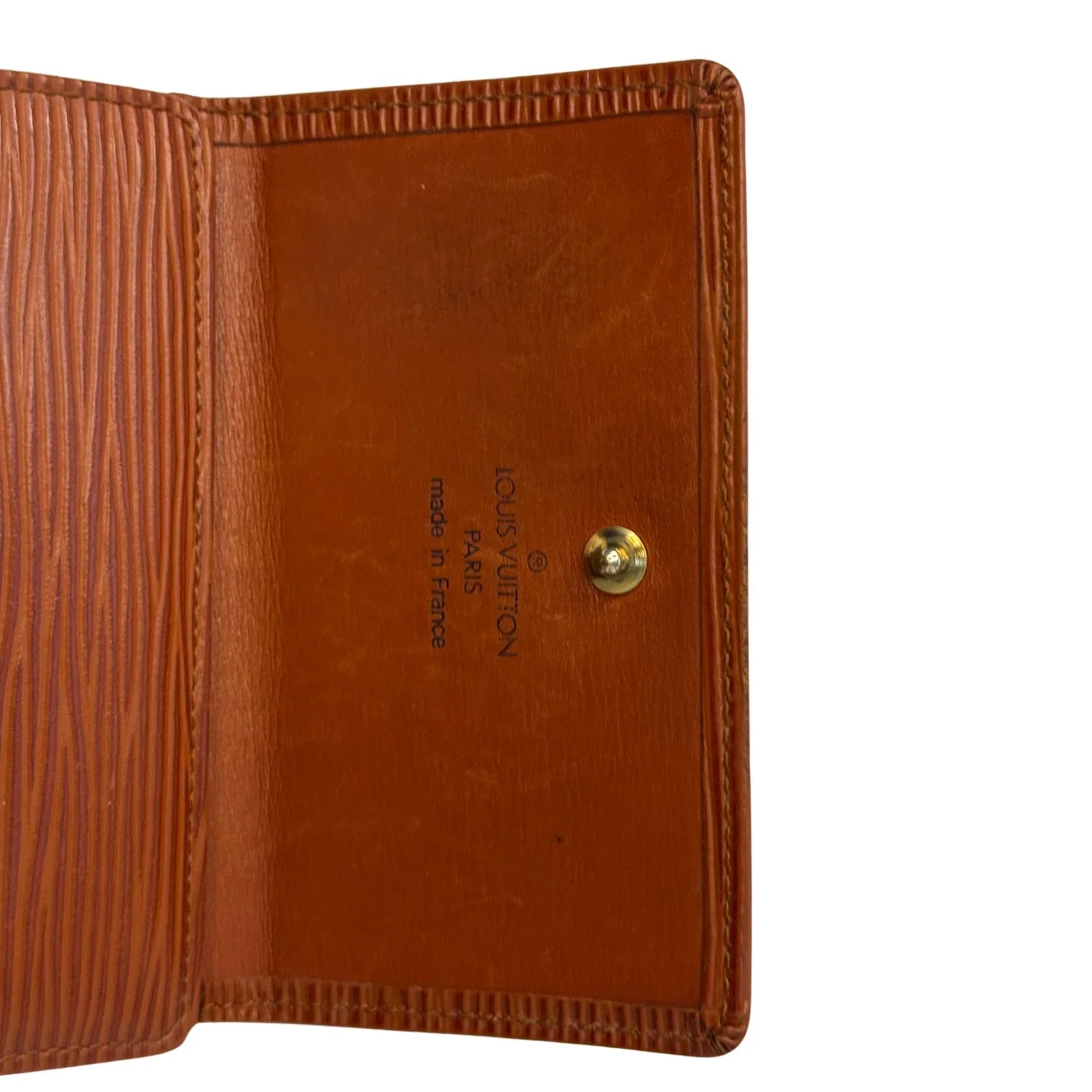 Louis Vuitton Epi Leather Compact Wallet Brown - Lost Designer