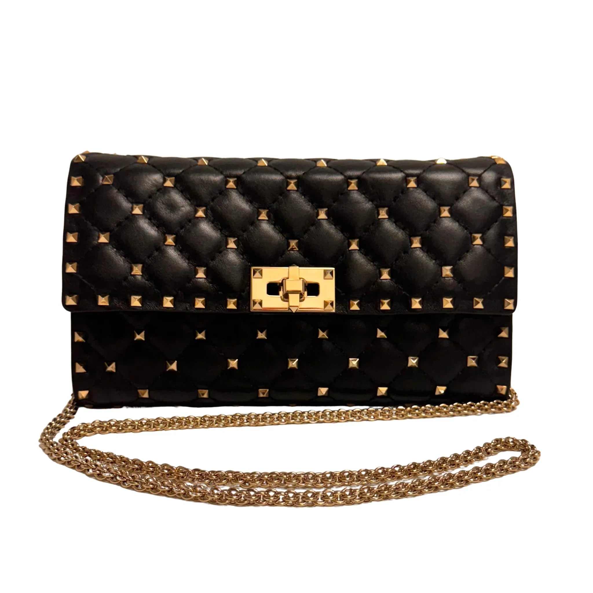 Valentino Garavani Rockstud Spike Bag Black