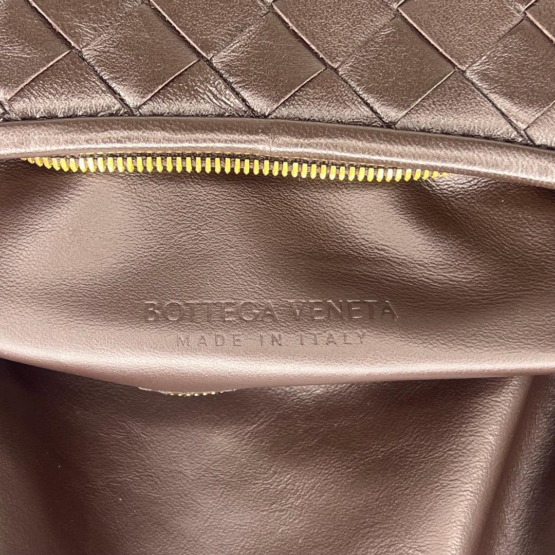 Brand New Bottega Veneta Gemelli Large Shoulder Bag – Intrecciato Dark Brown - Lost Designer