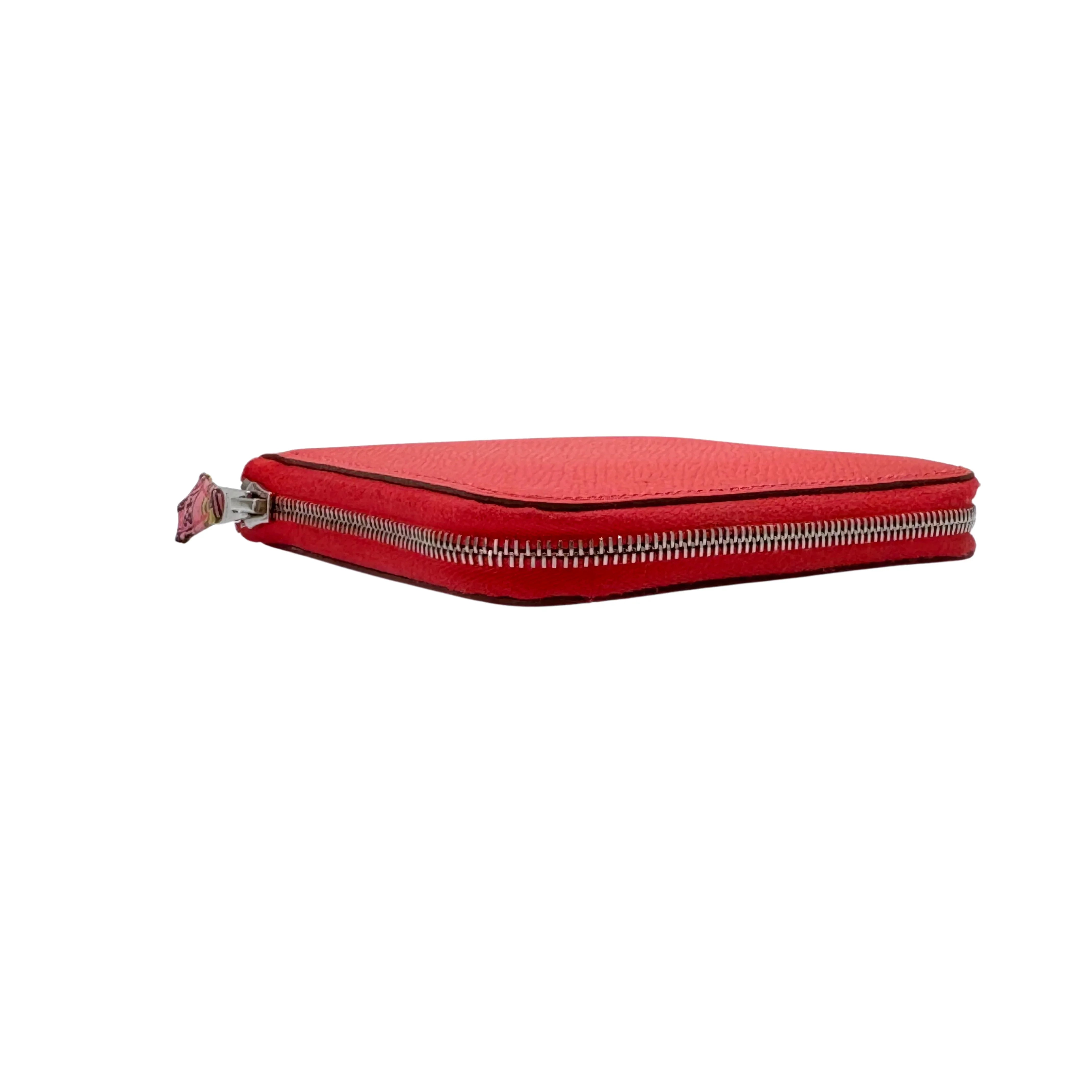 Hermés Epsom Silk'in Wallet Leather Red - Lost Designer