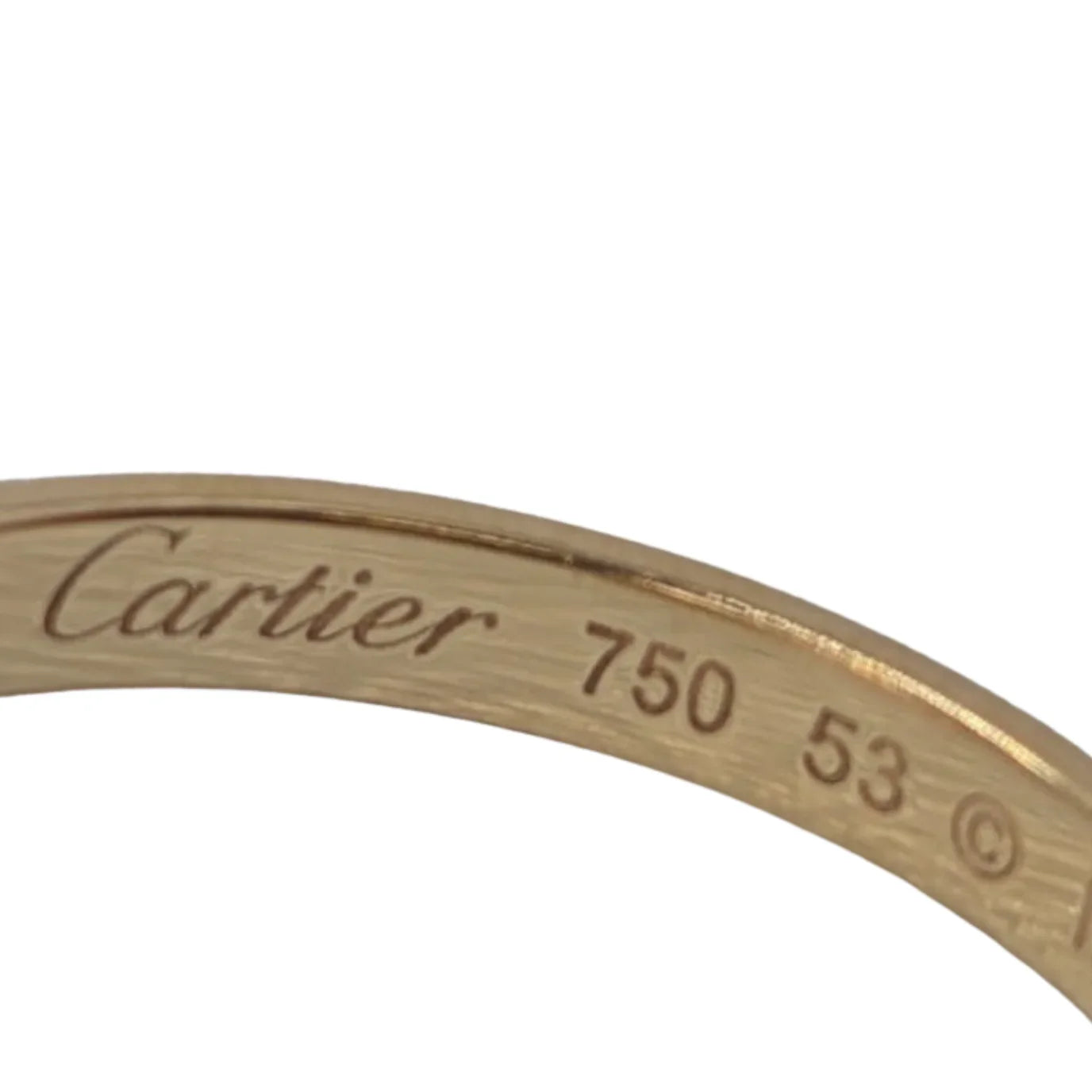 Cartier Pasha Mother Of Pearl 18K Gold Ring Size M½ - Lost Designer