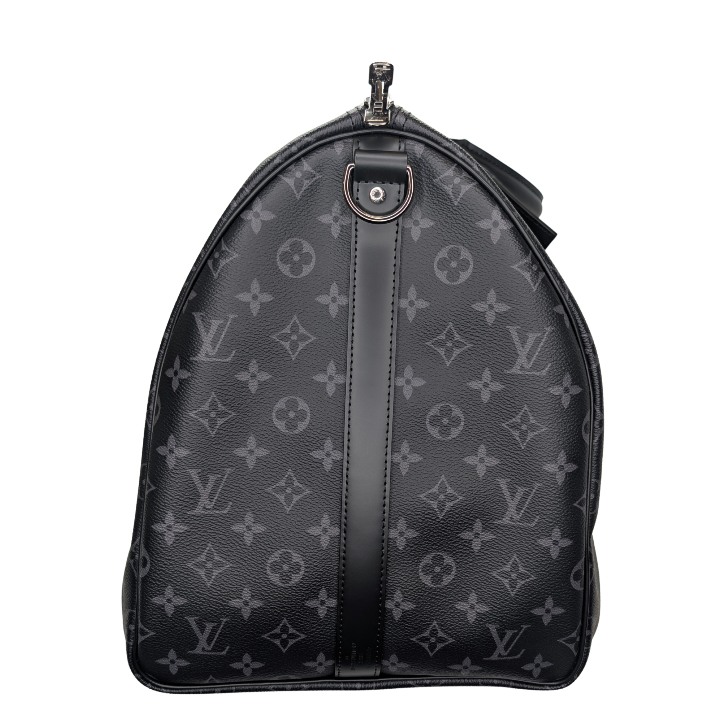 Louis Vuitton Keepall Bandoulière 55 Monogram Eclipse Charcoal Black