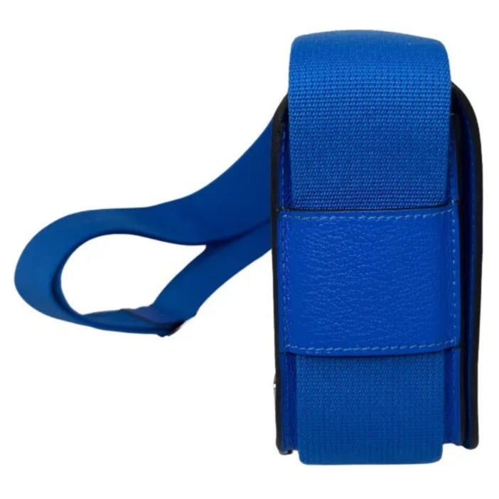 HERMÈS Geta Bag Bleu Electrique Mysore Goatskin 2024 Stamp - Lost Designer