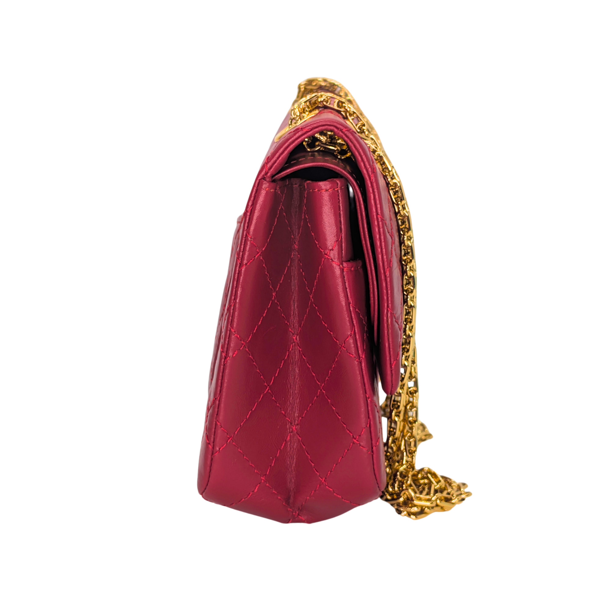 Chanel 2.55 Reissue 28 Series Double Flap Bag Red