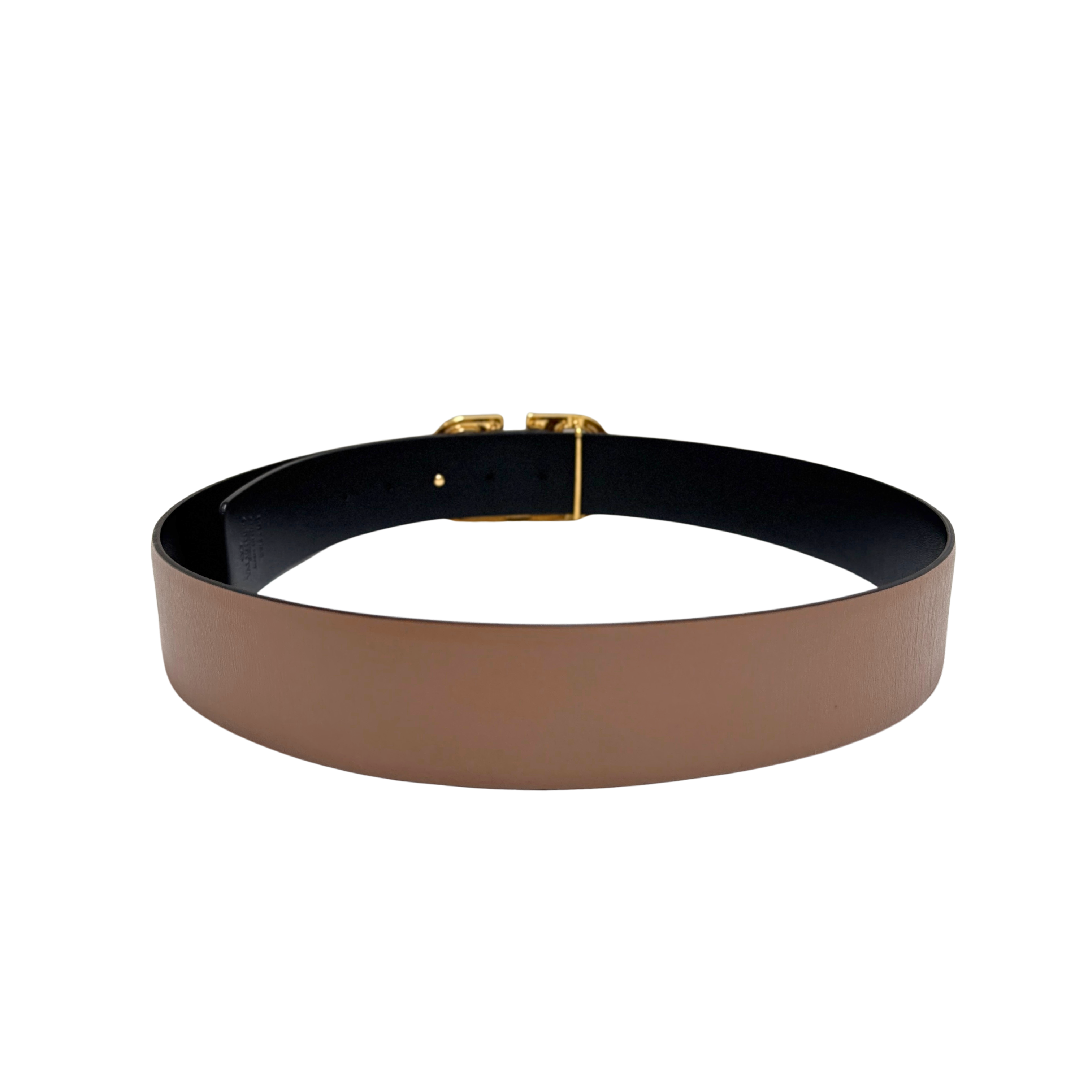 Valentino Garavani VLogo Calfskin Leather Belt 85/34