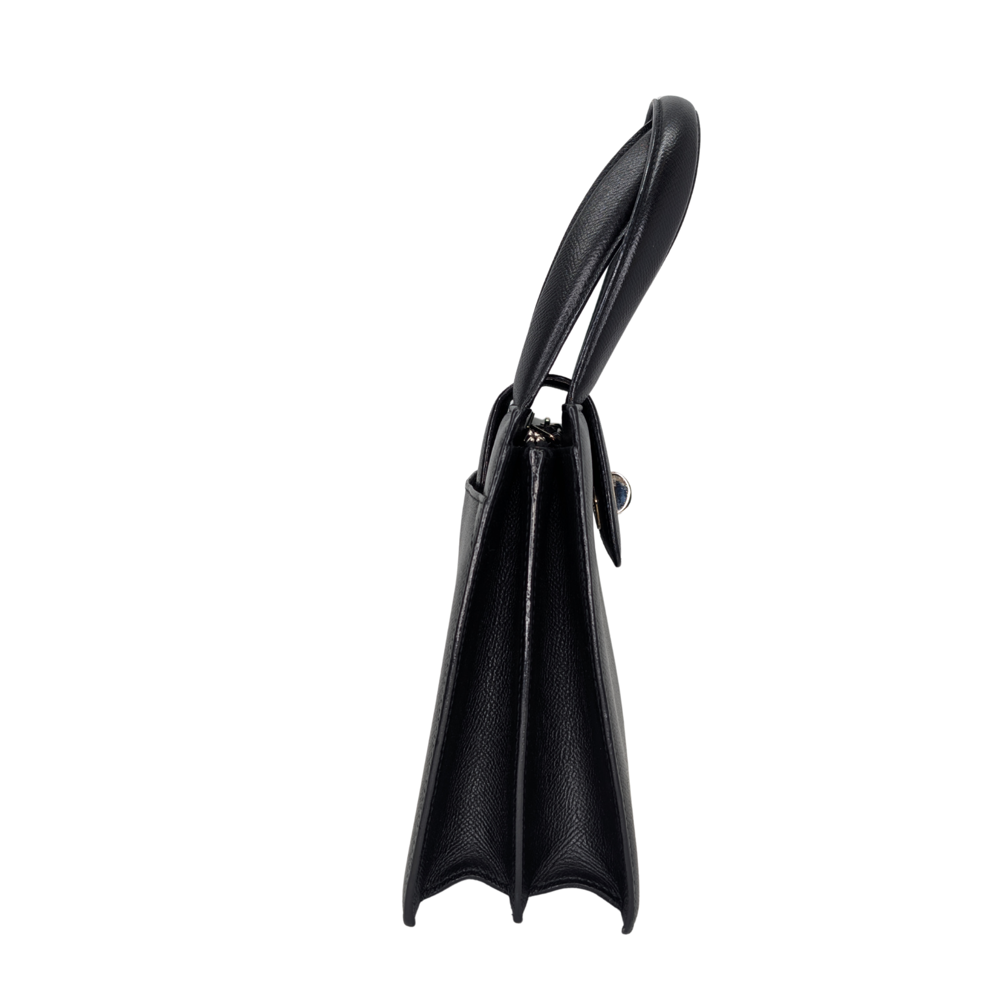 Bvlgari Leather Shoulder Bag Black