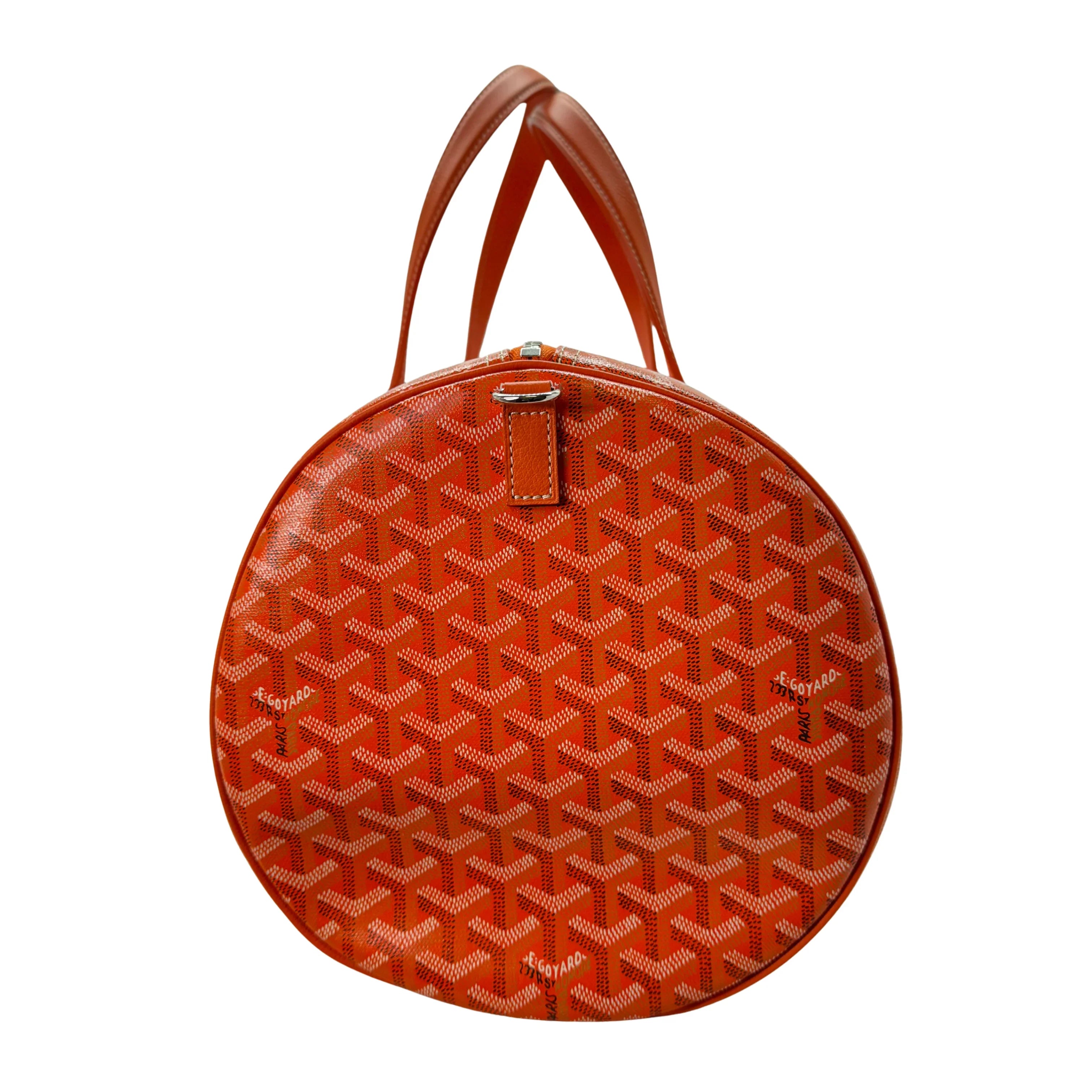 Goyard Orange Barrel 40 Sports Bag - Lost Designer