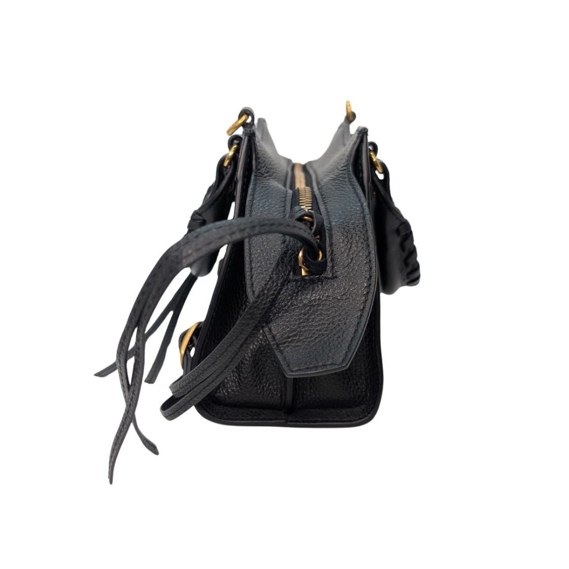 Balenciaga Neo Classic Gold Hardware Mini City Black