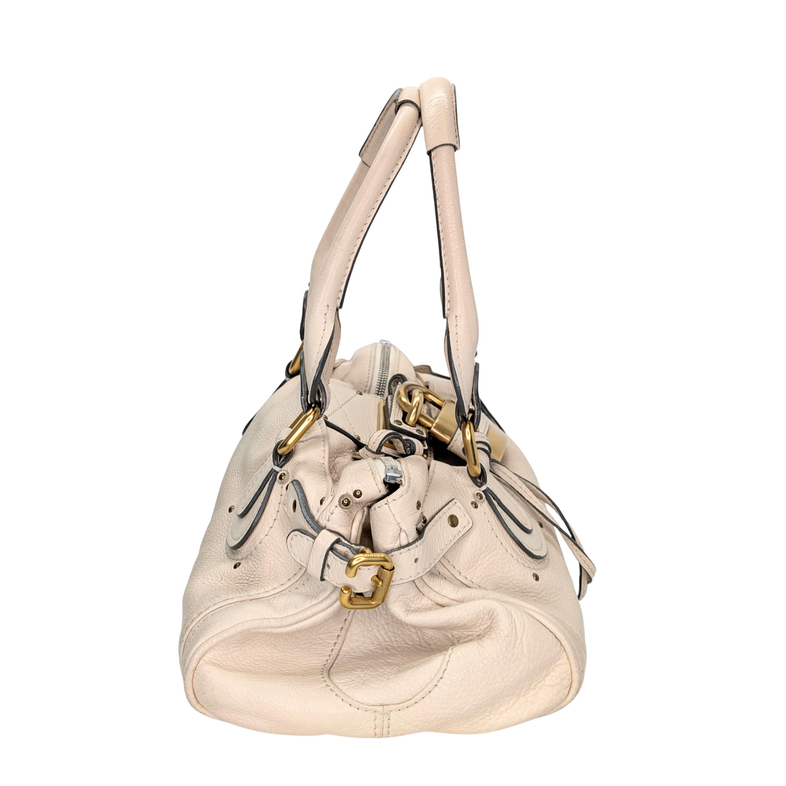 Chloé Paddington Bag Leather Off-white