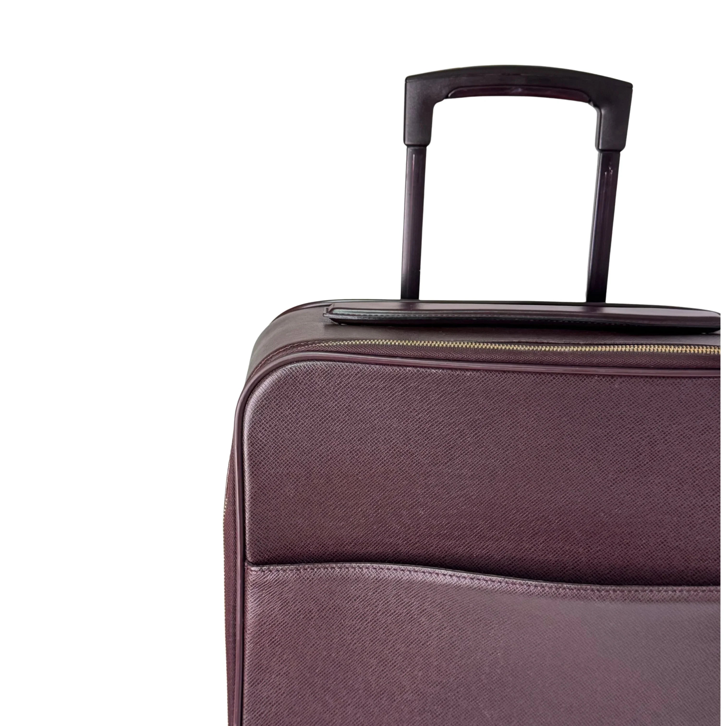 Louis Vuitton Pegase 45 Luggage Bag Leather Burgundy - Lost Designer