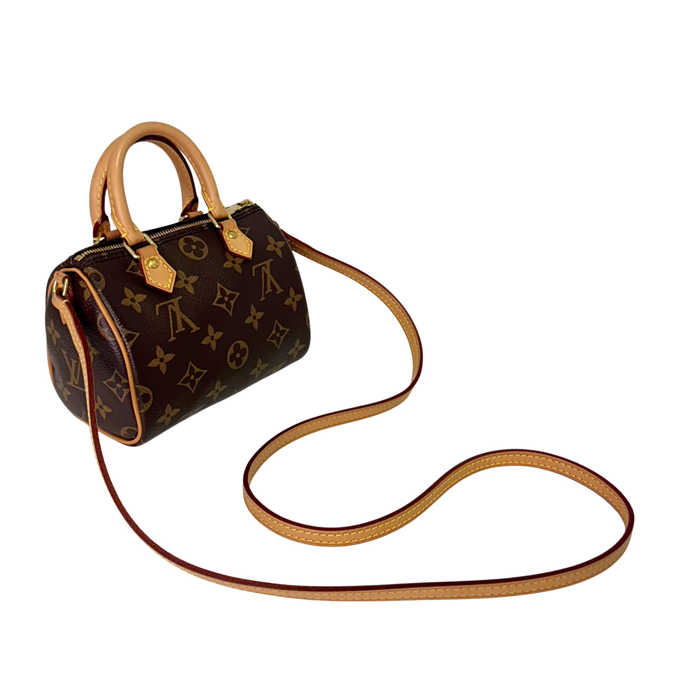 Louis Vuitton Nano Speedy Handbag Monogram Canvas