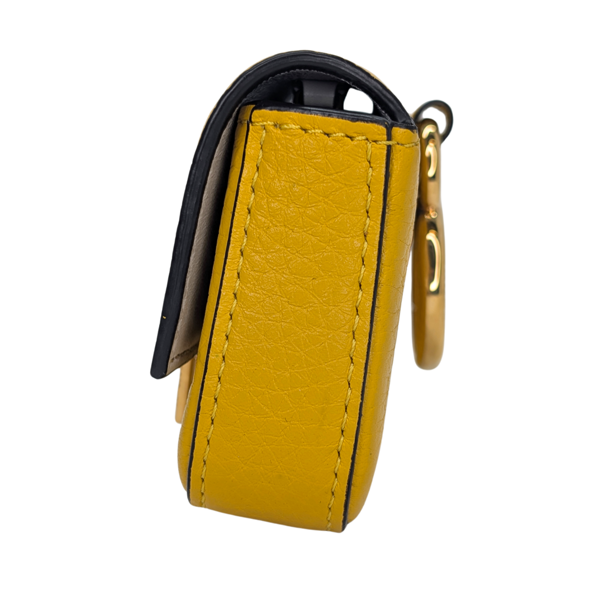 Fendi Nano Baguette Bag Charm Yellow