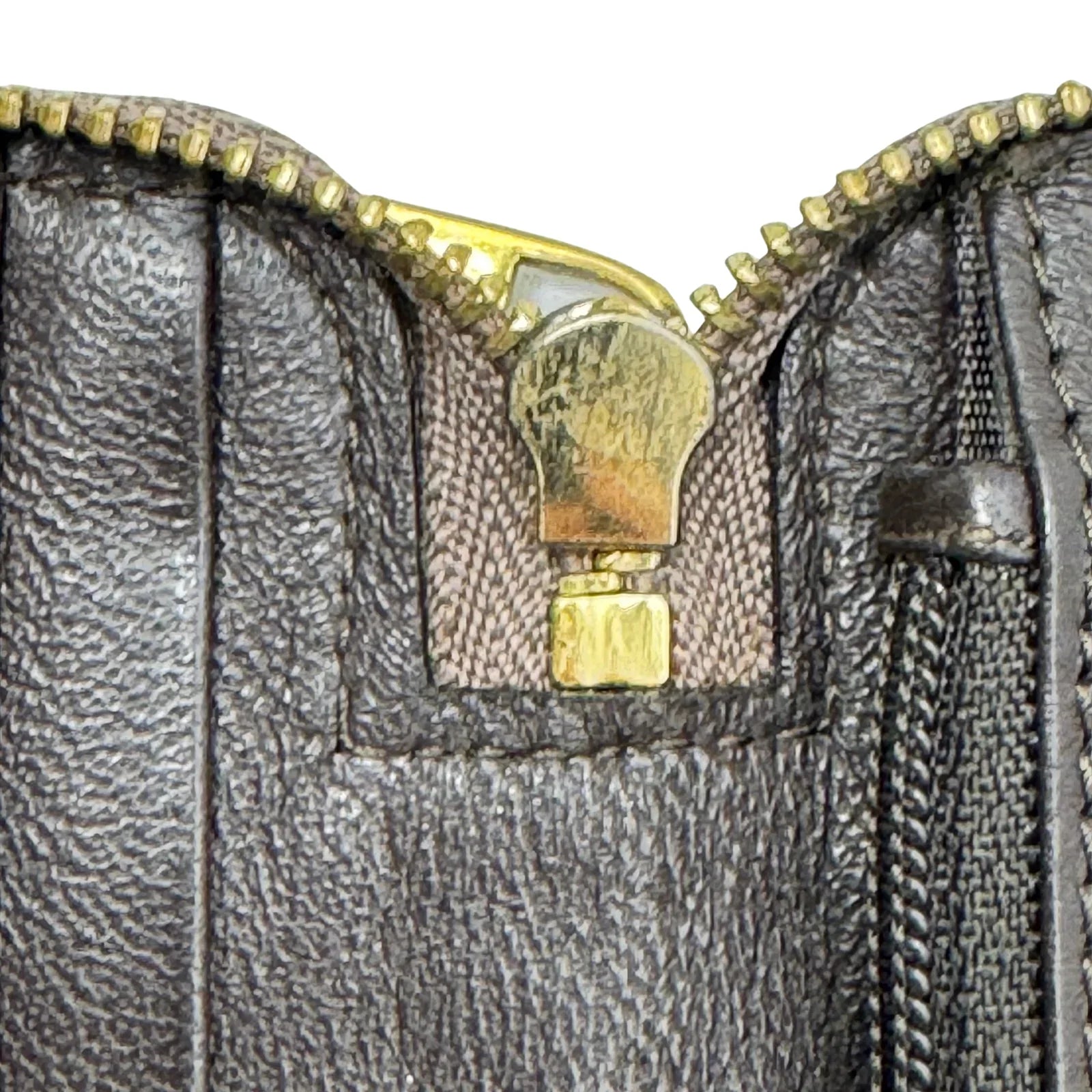 Salvatore Ferragamo Dark Brown Leather Long Wallet - Lost Designer