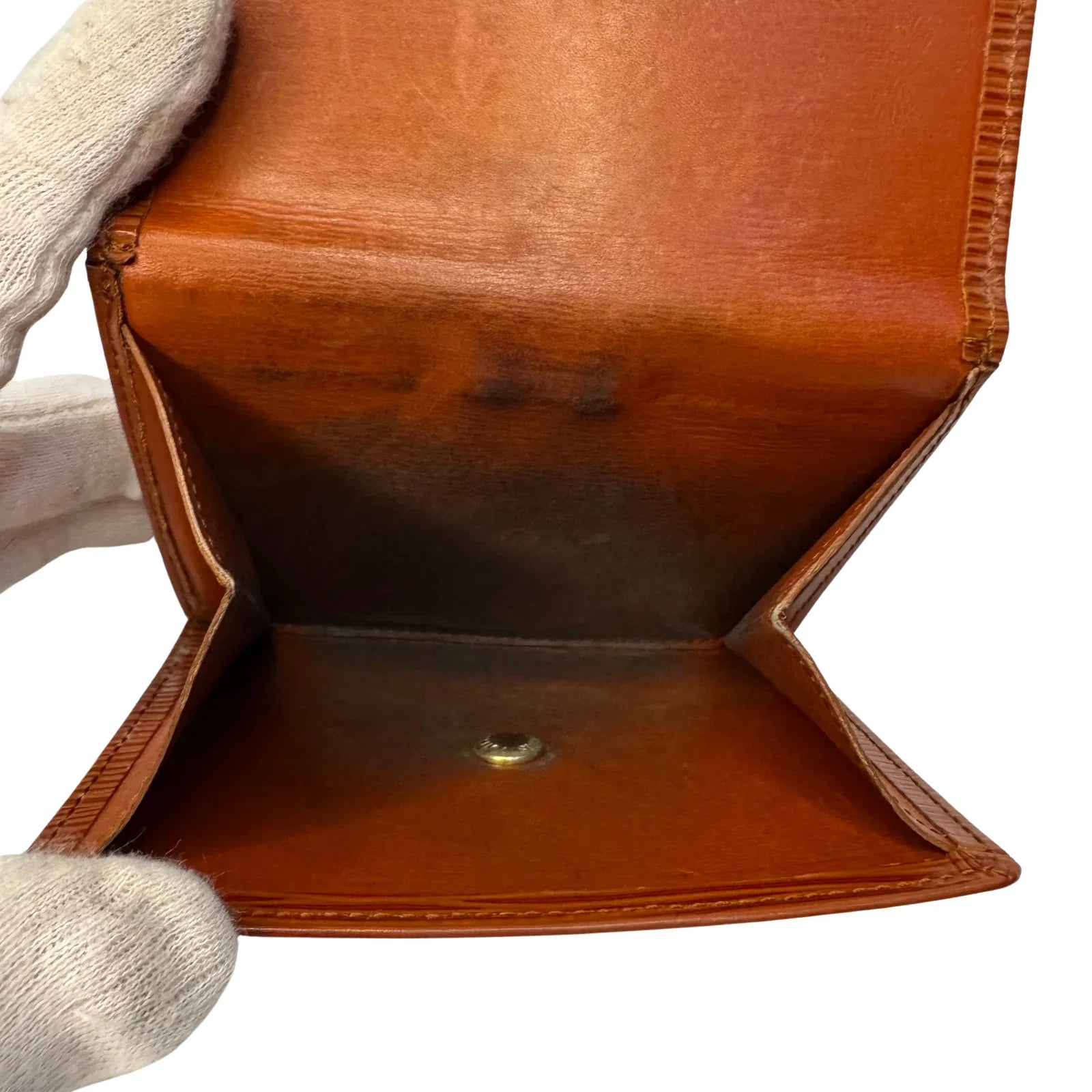 Louis Vuitton Epi Leather Compact Wallet Brown - Lost Designer