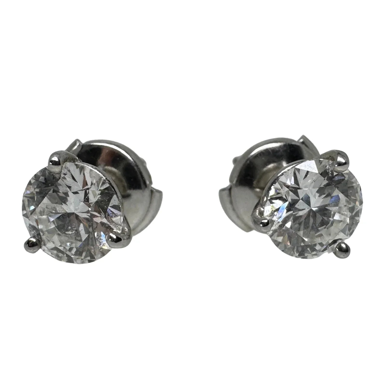 Tiffany & Co. 2.07ct Diamond Stud Earrings in Platinum