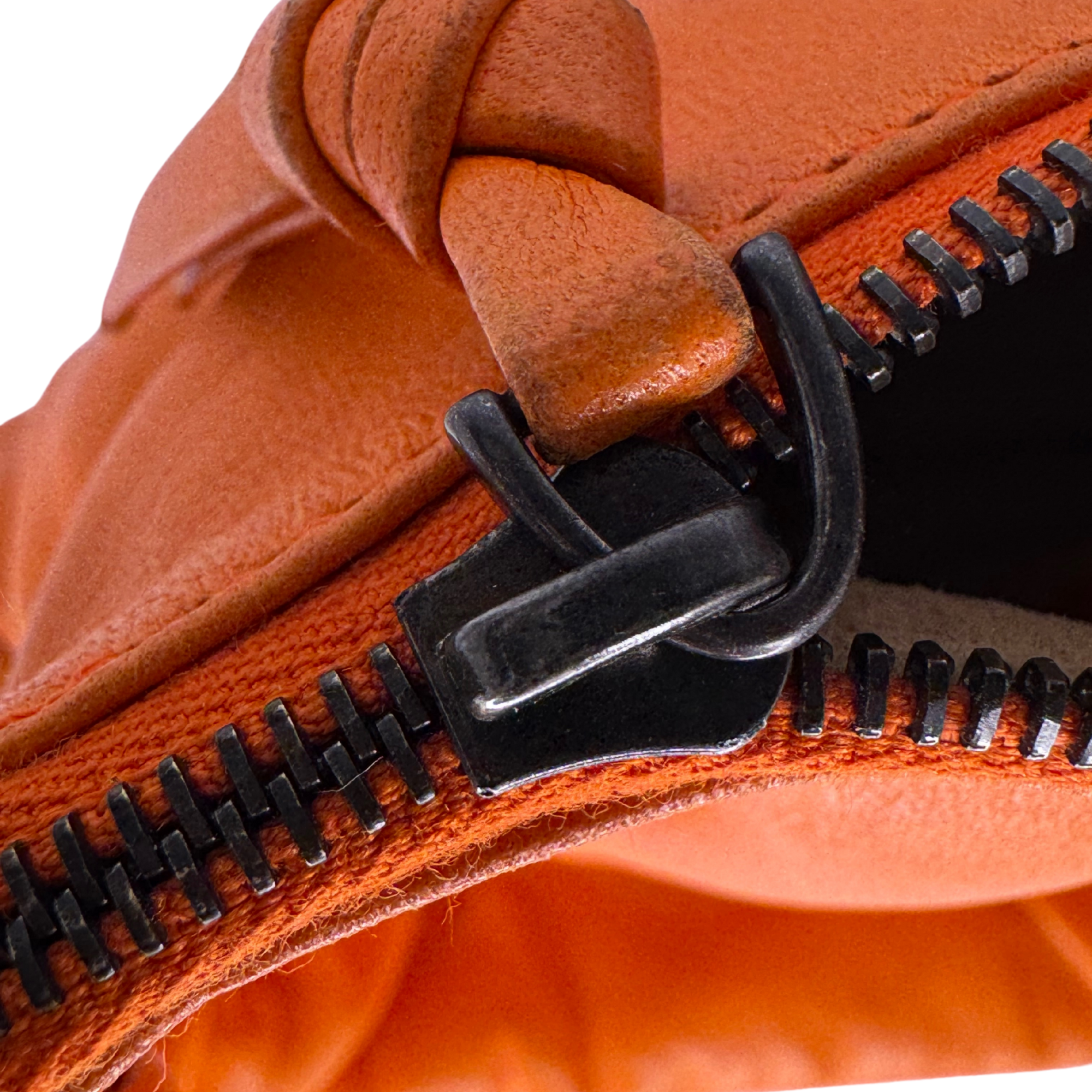 Bottega Veneta Orange Leather Mini Handbag