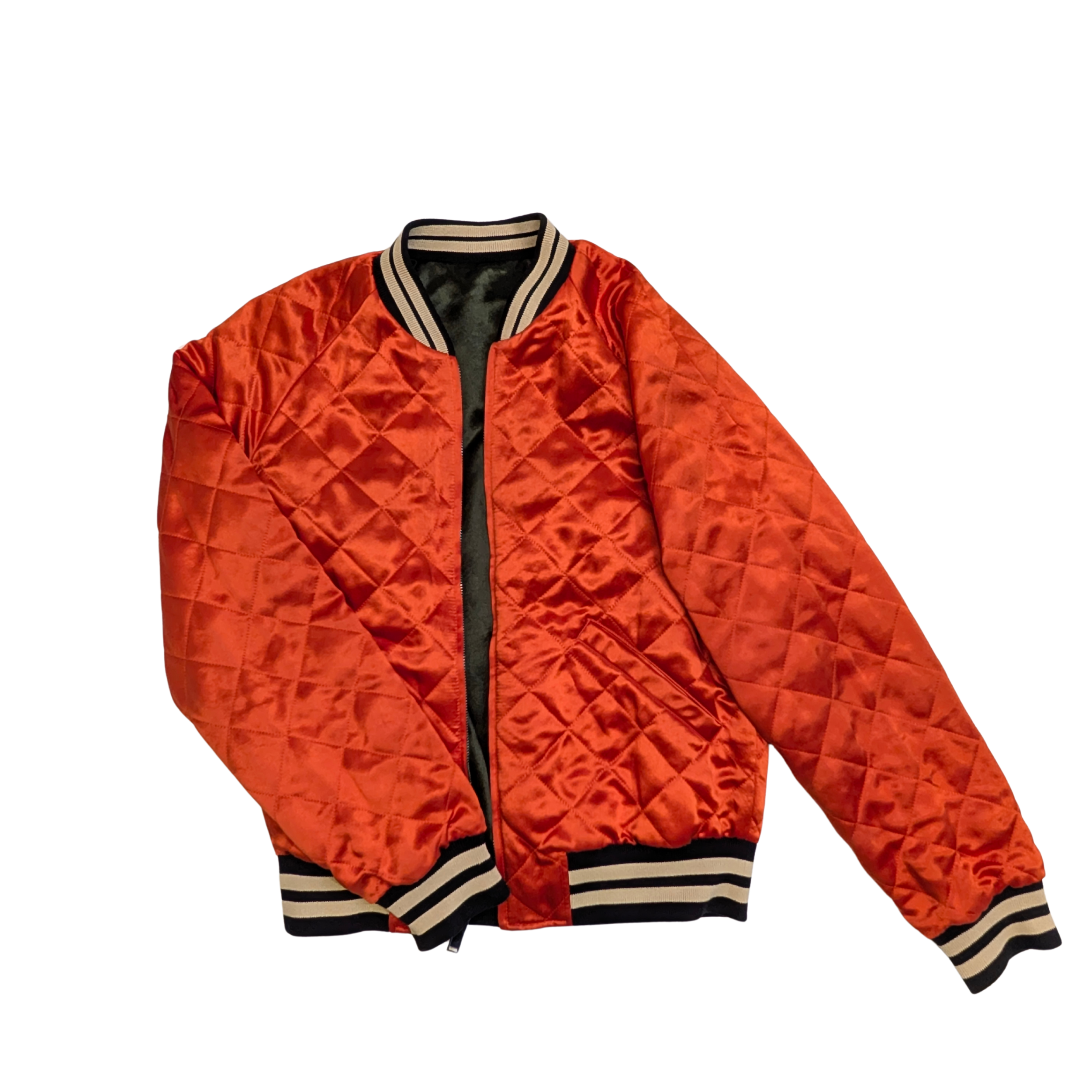 Gucci Reversible Varsity Bomber Jacket M 48