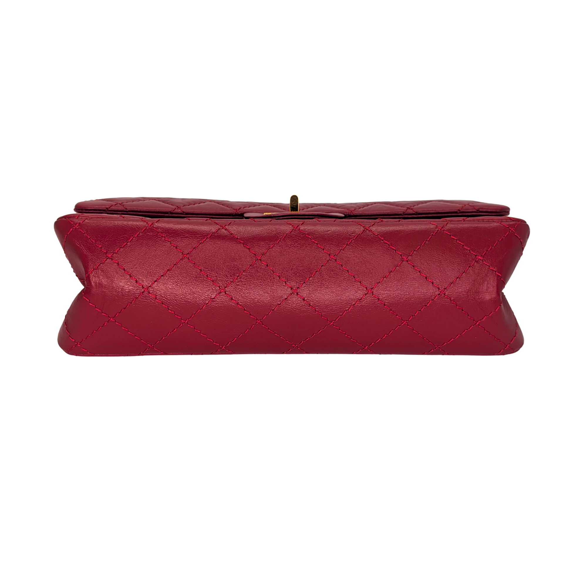 Chanel 2.55 Reissue 28 Series Double Flap Bag Red