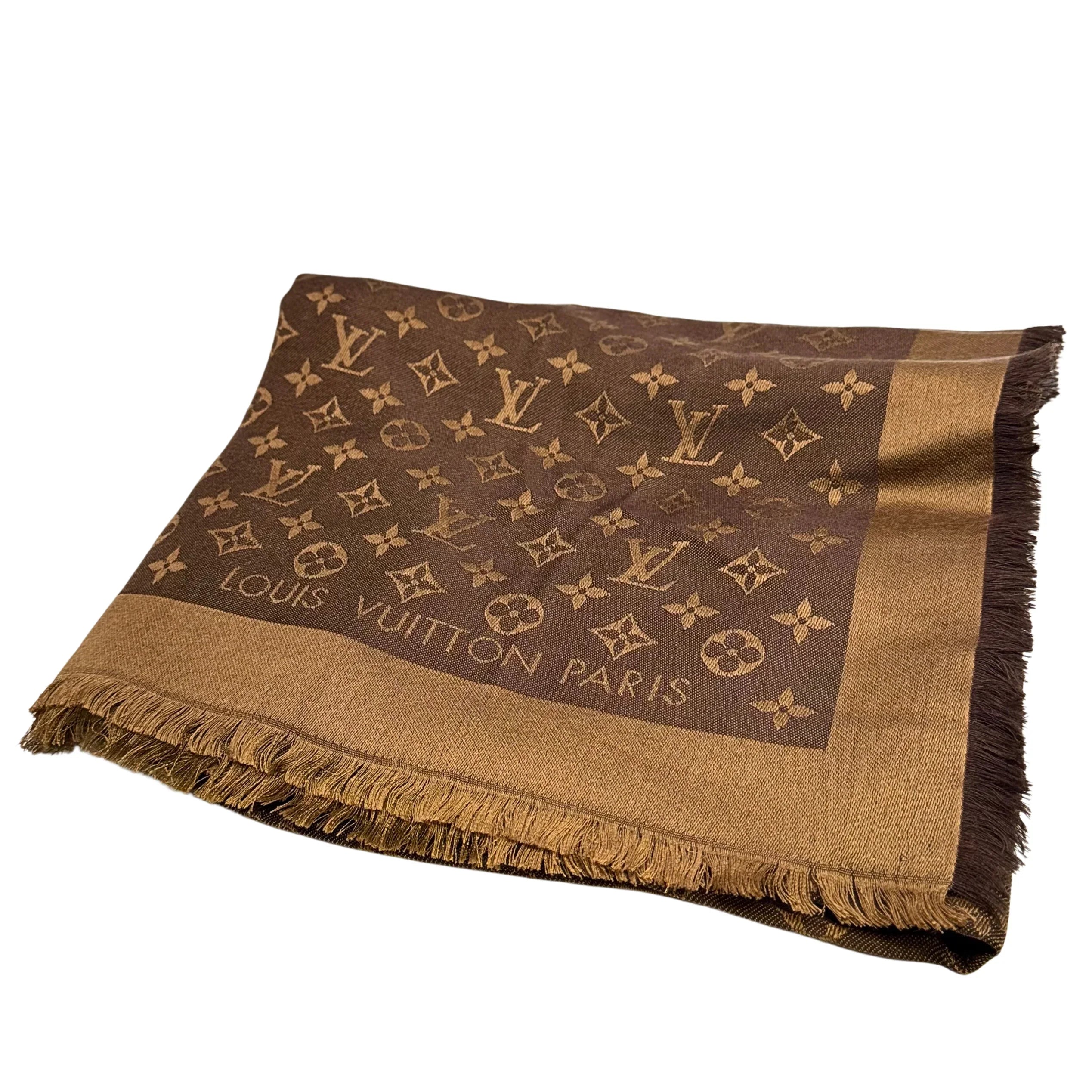 Louis Vuitton Monogram Shawl Scarf - Lost Designer