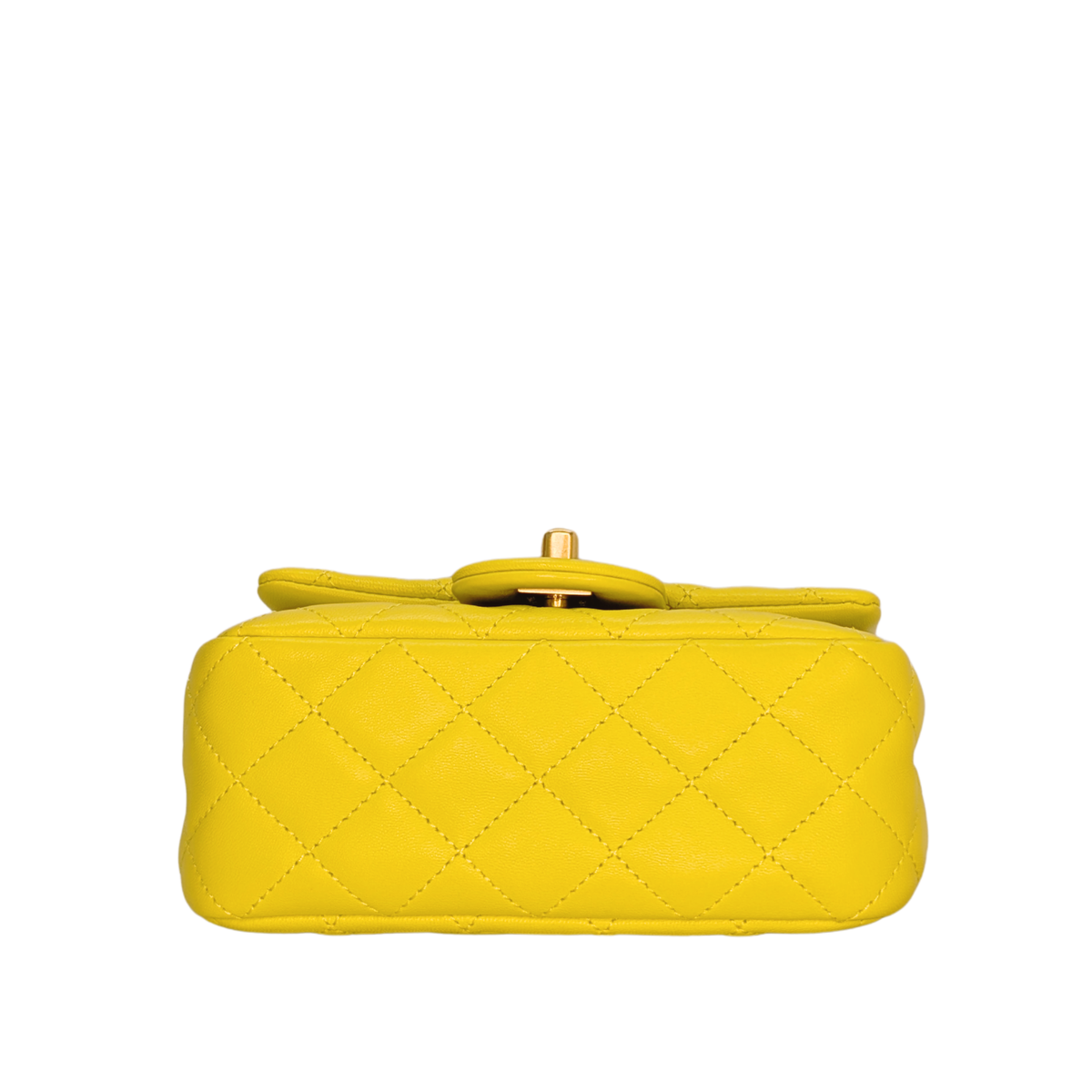 Chanel Pearl Crush Mini Flap Bag Yellow