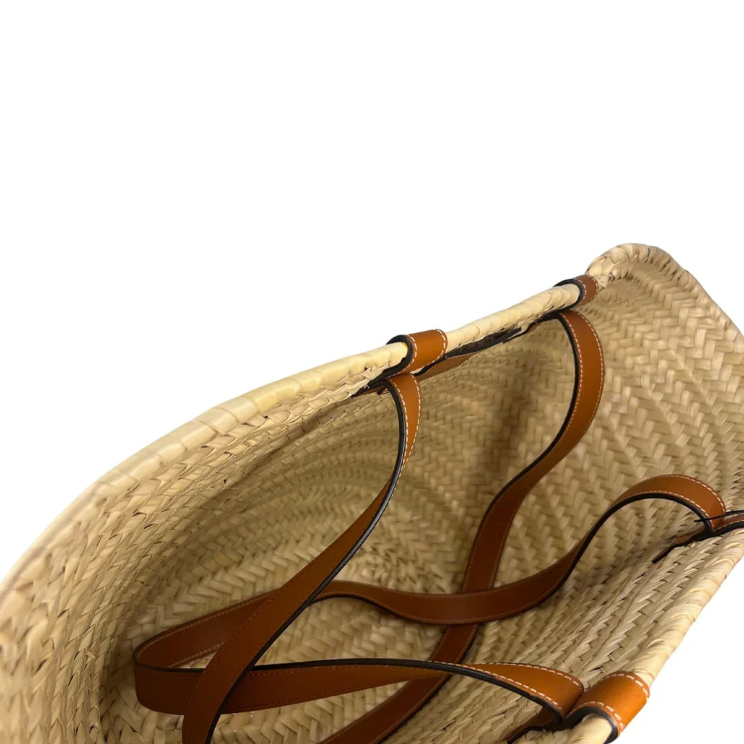 Celine Medium Triomphe Panier Tote – Palm Leaves Calfskin - Lost Designer