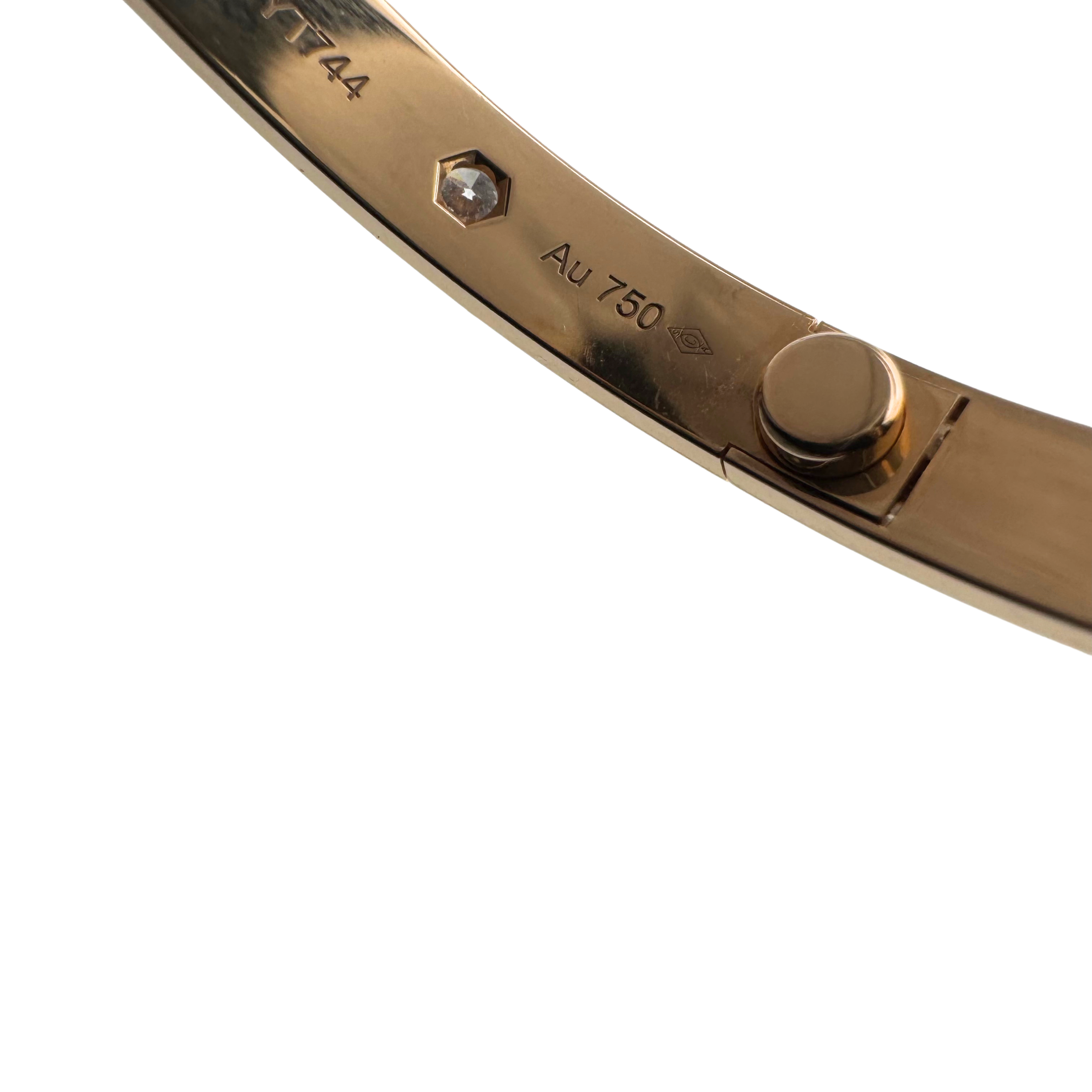 Cartier Love Bracelet Classic model 10 Diamonds size 18