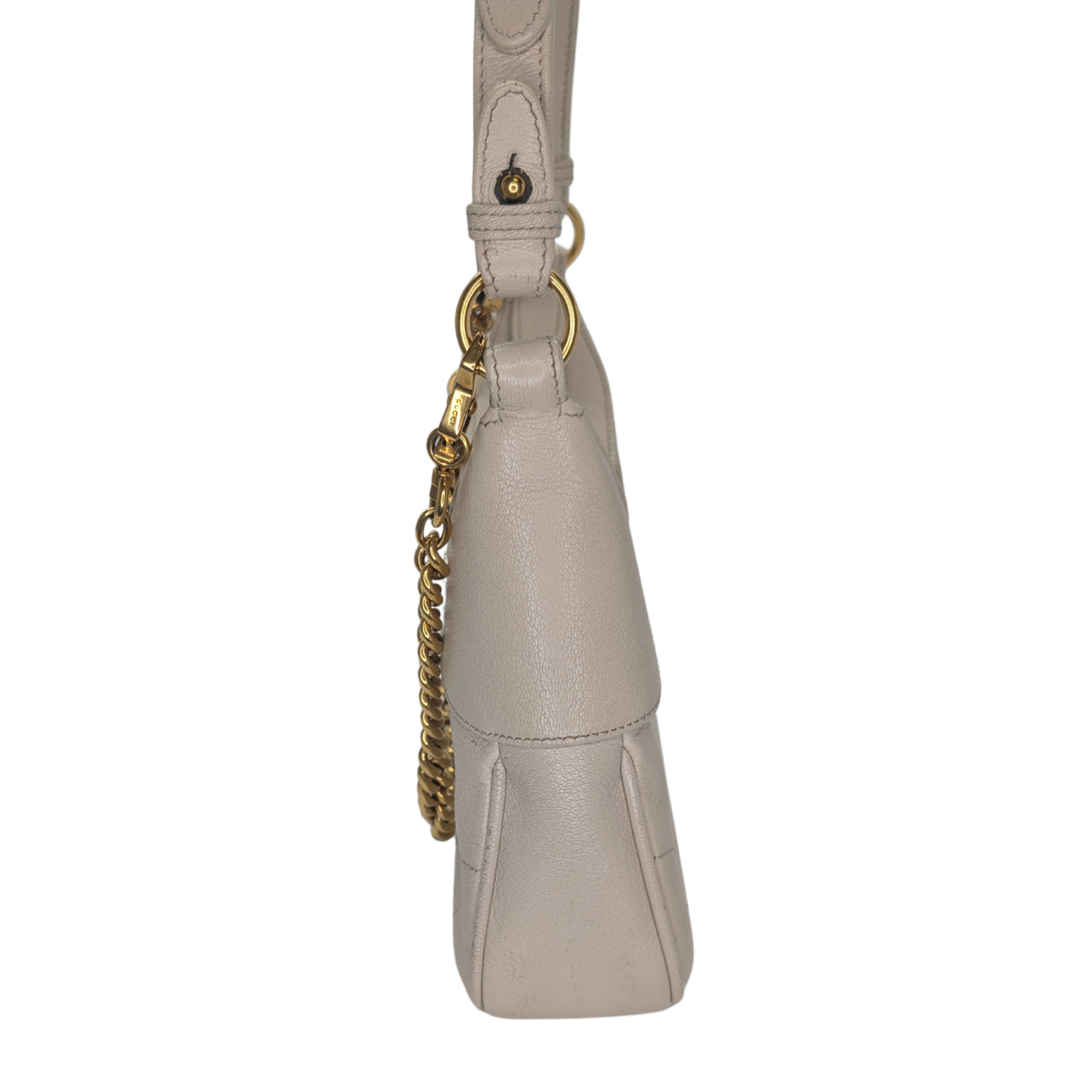 Gucci Aphrodite small shoulder Bag Leather Beige