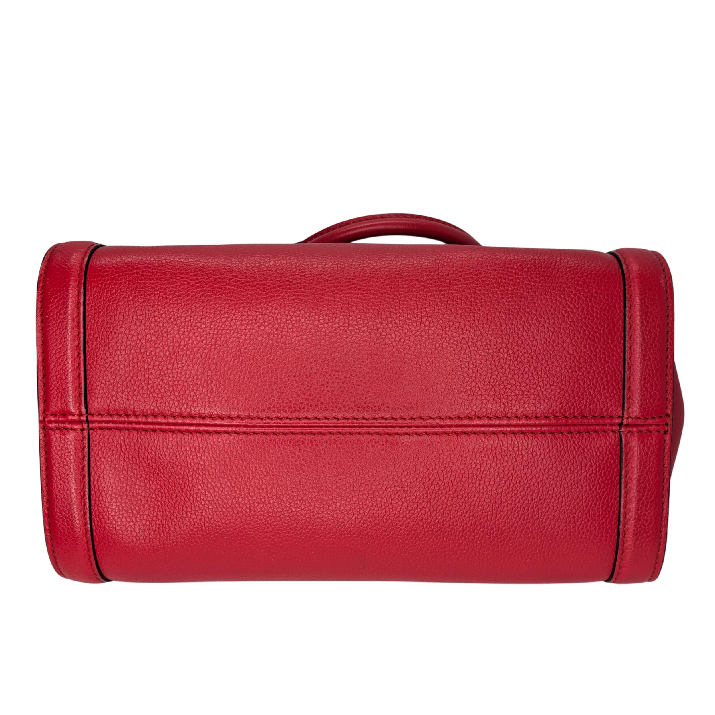 Alexander McQueen Padlock Skull Tote Bag Red