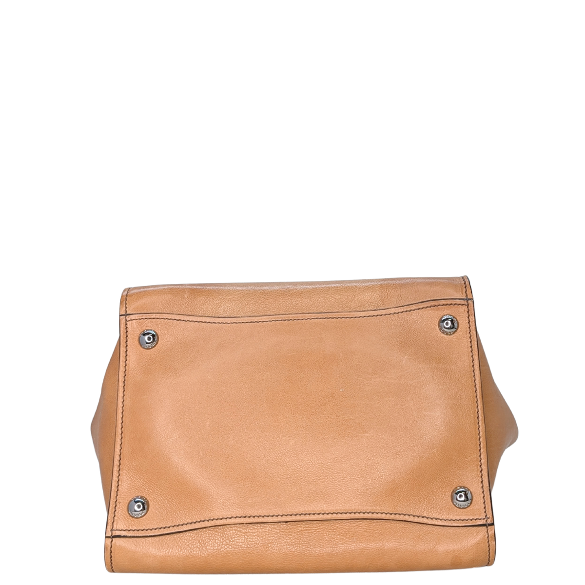 Prada Glace Tote Bag Brown
