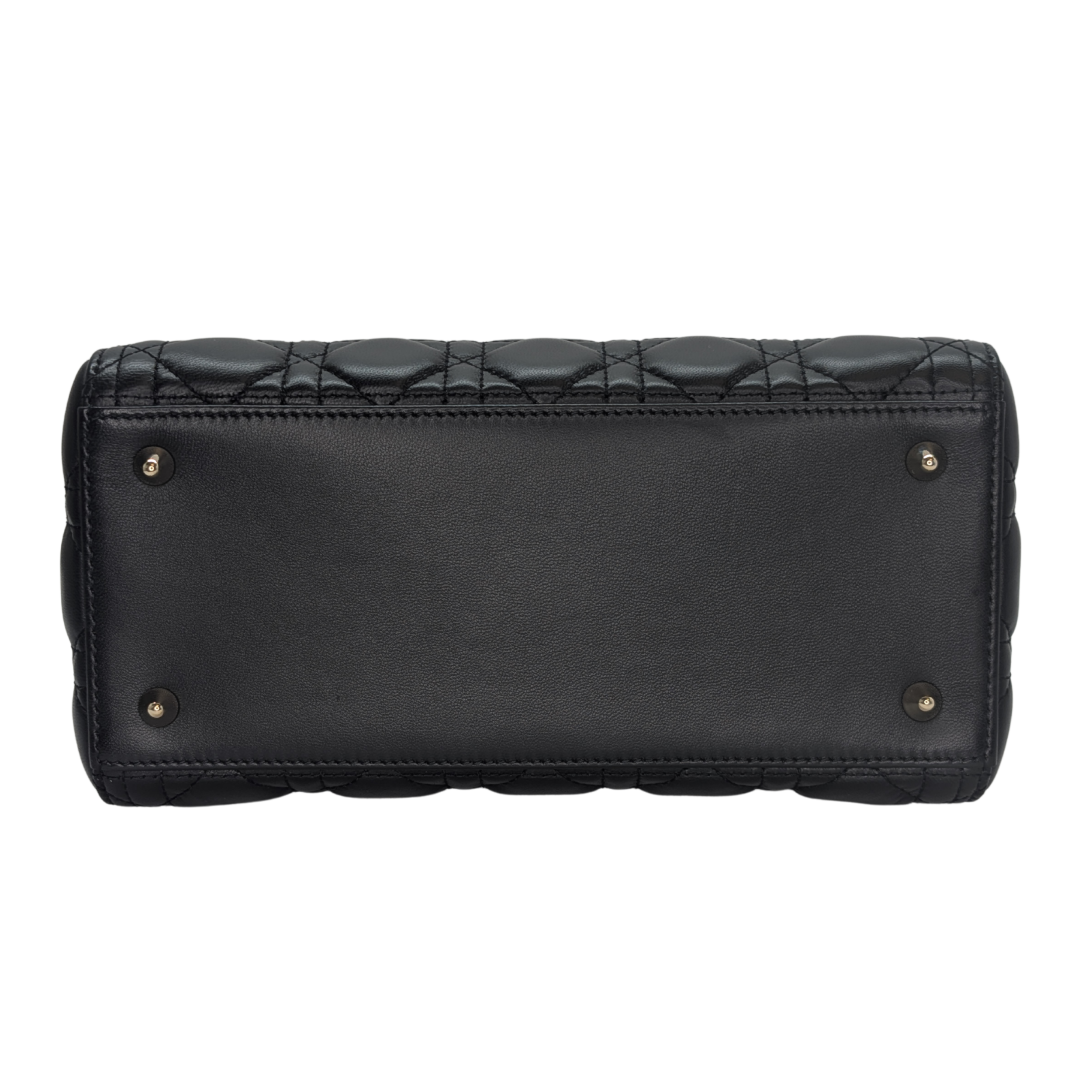 Dior Lambskin Cannage Medium Lady Dior Black