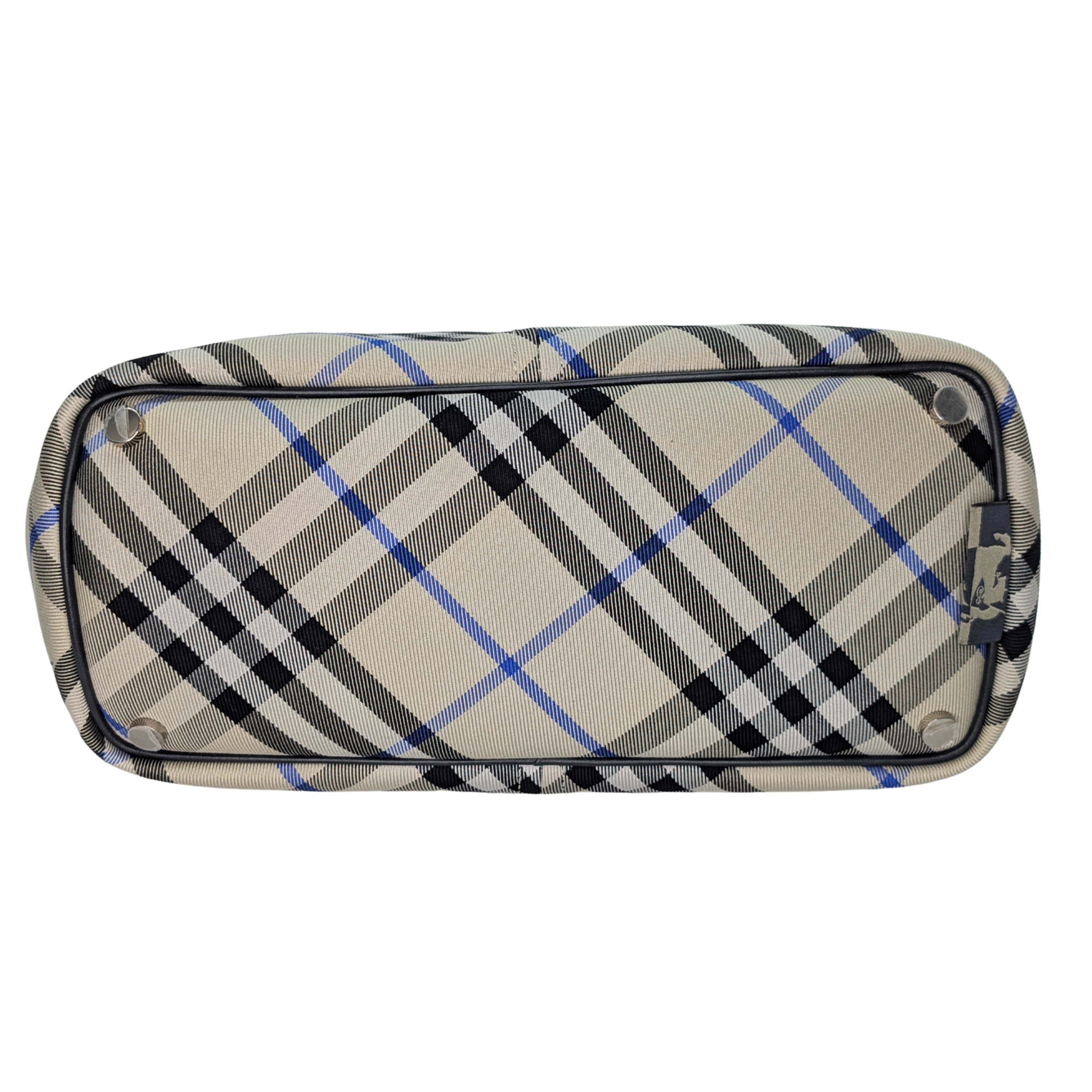 Burberry Check Medium Canvas Tote Bag