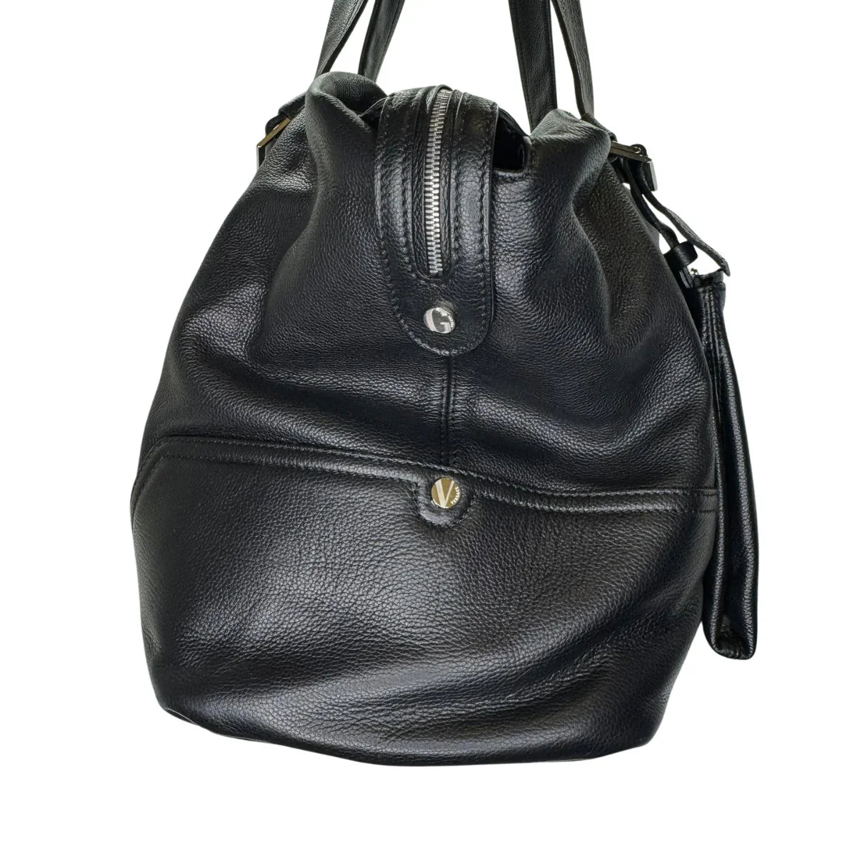 Versace Carry On Large Leather Black - Lost Designer