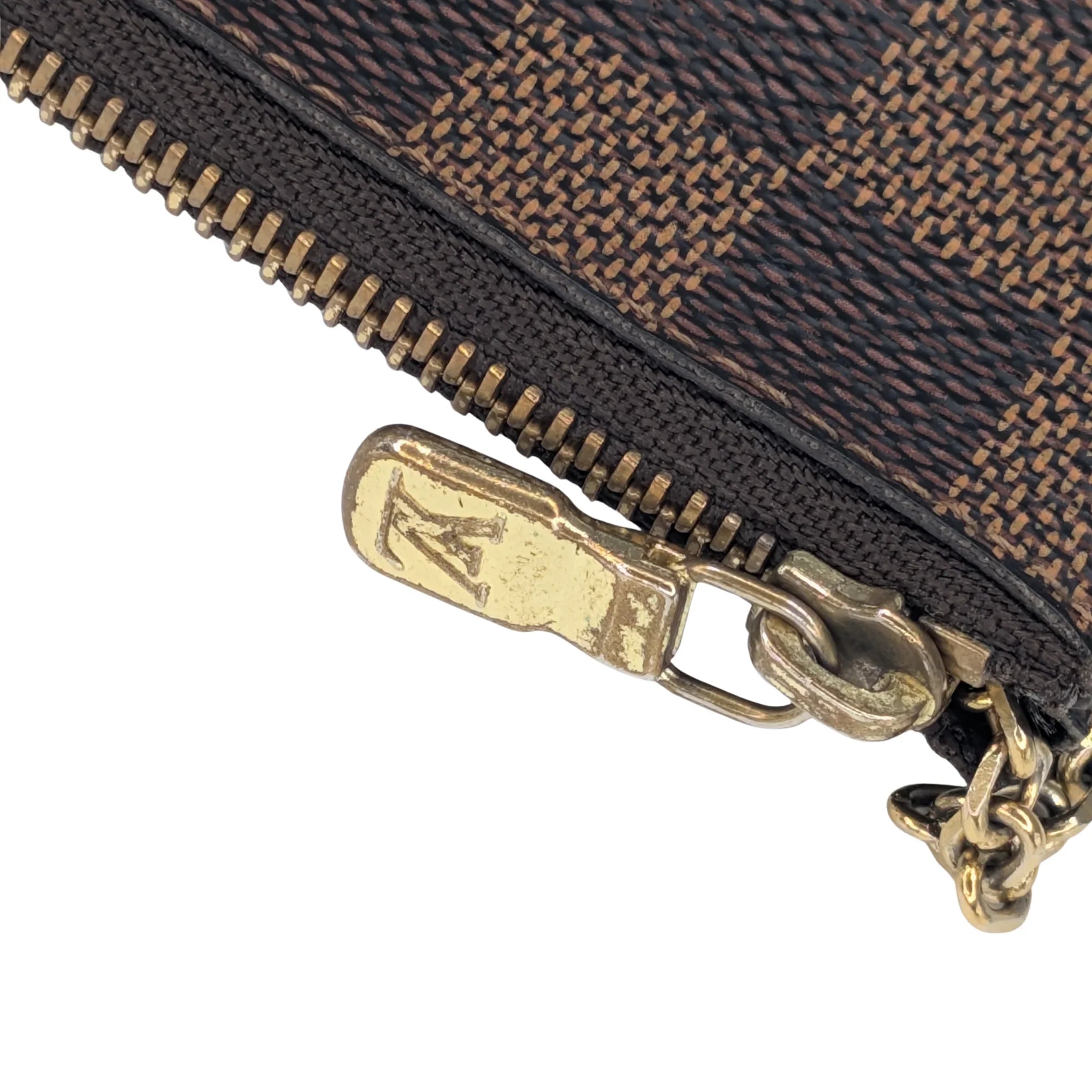 Louis Vuitton Damier Ebene Zippy Pouch Wallet Brown - Lost Designer