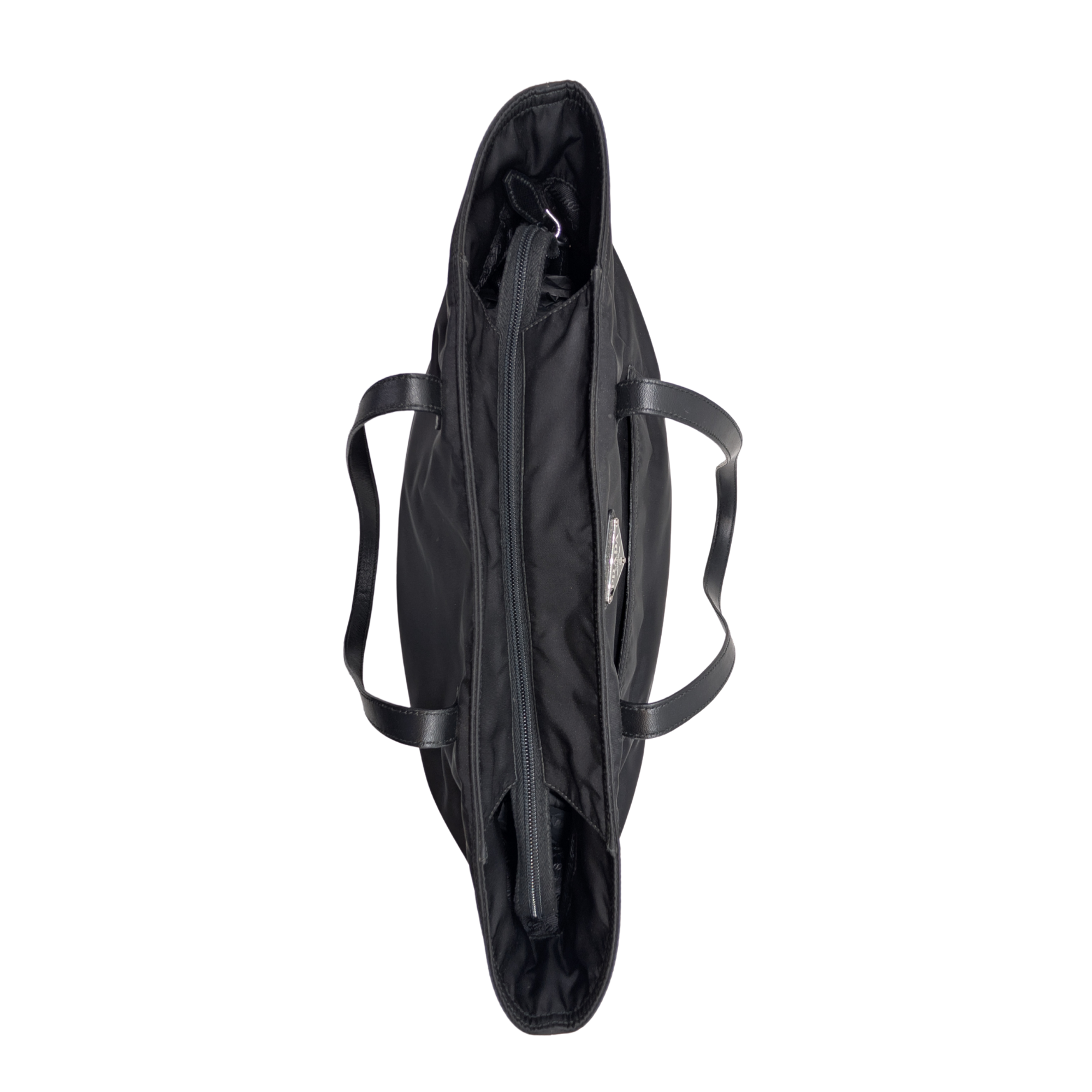 Prada Tessuto Re-Nylon Shopping Tote Black - Lost Designer