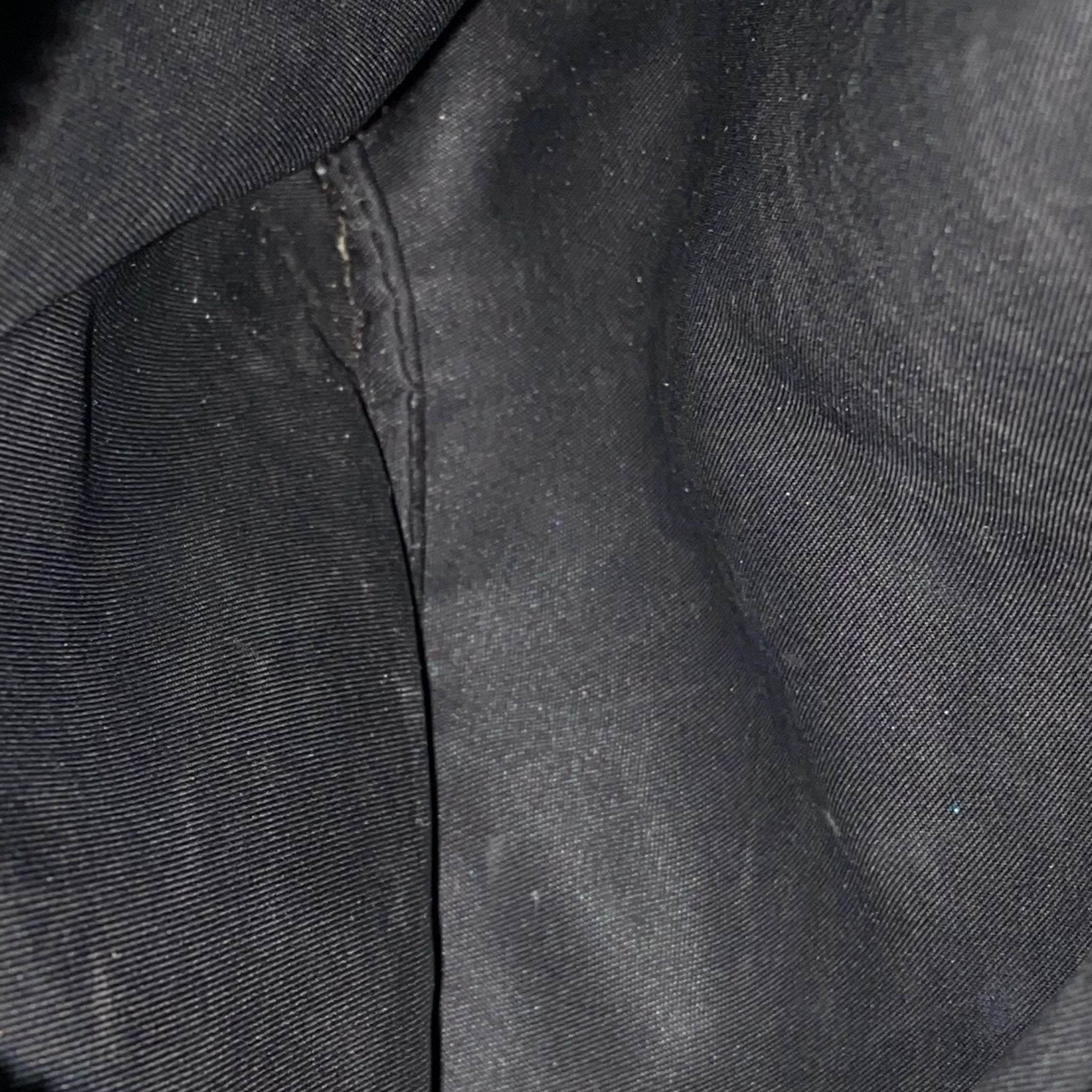 Prada Black Nylon Crossbody Messenger Black Bag