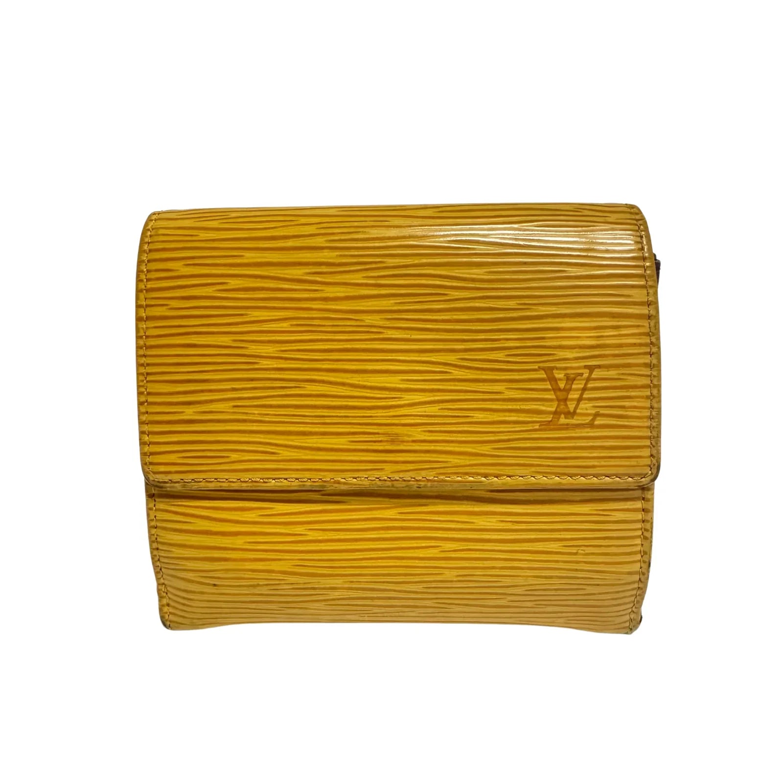 Louis Vuitton Epi Leather Wallet Yellow