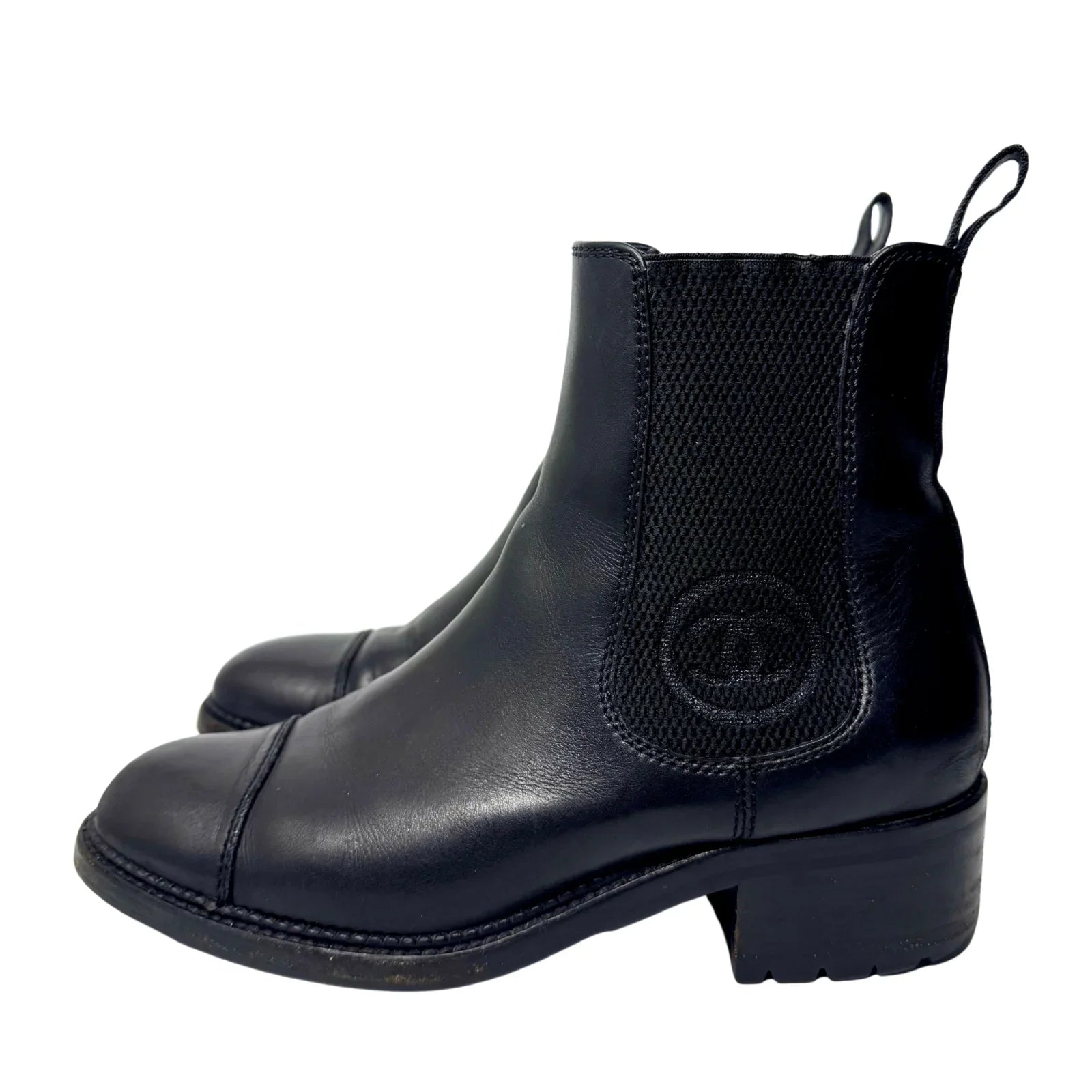 Chanel Black Calfskin Elastic Ankle Boots – Size 36 - Lost Designer