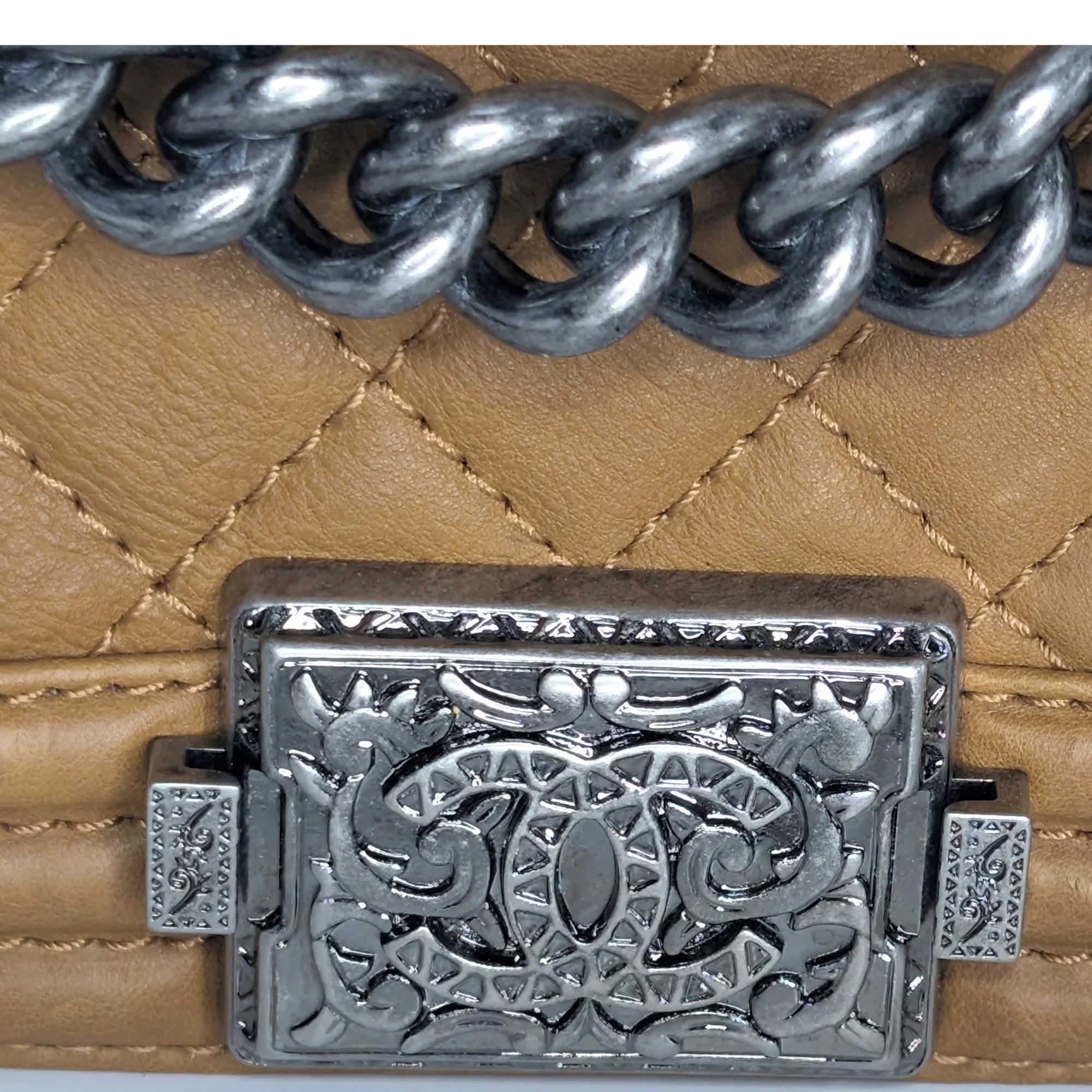 Chanel Paris-Dallas Boy Flap Bag Brown - Lost Designer