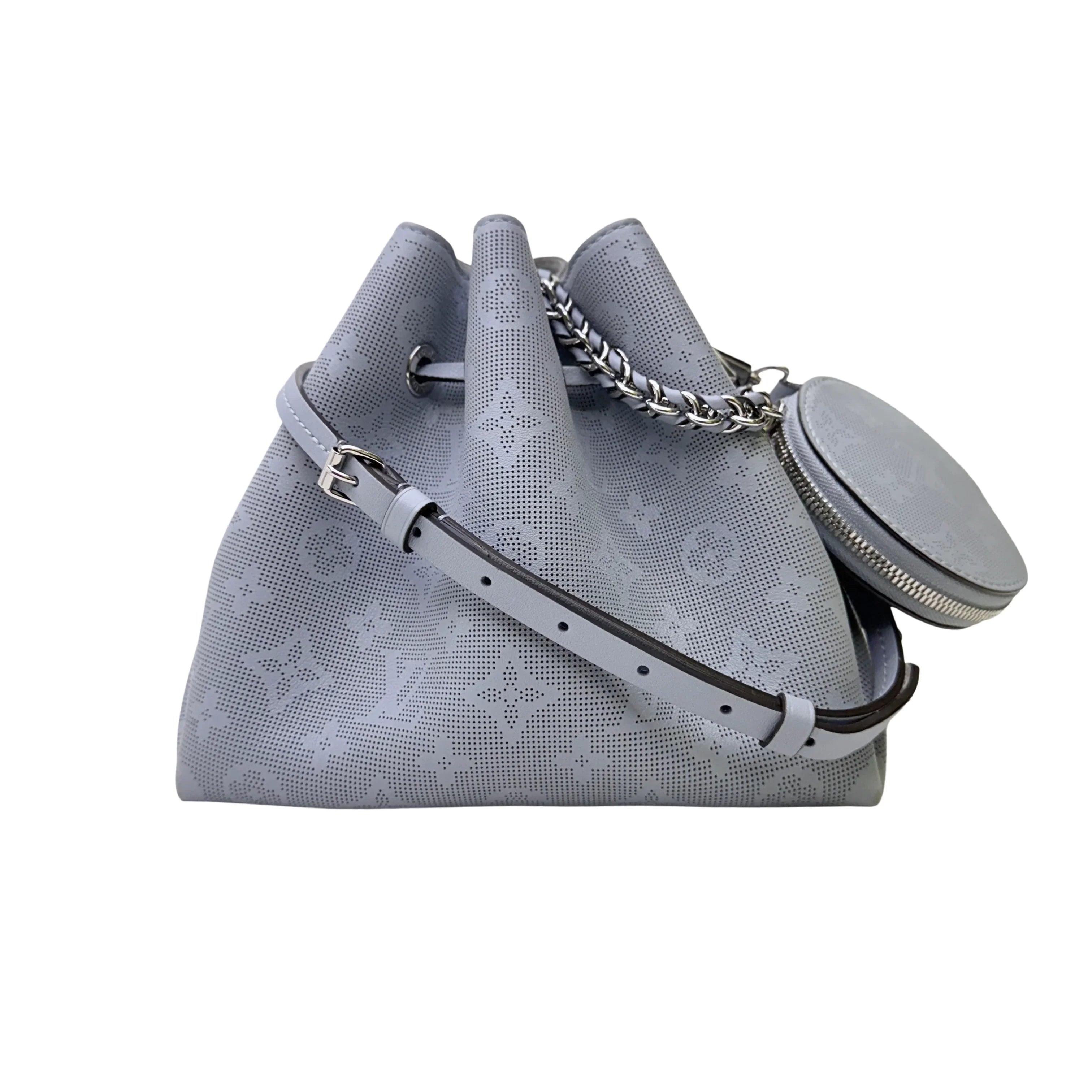 Louis Vuitton Bella Mahina Bag Leather Olympe Blue - Lost Designer