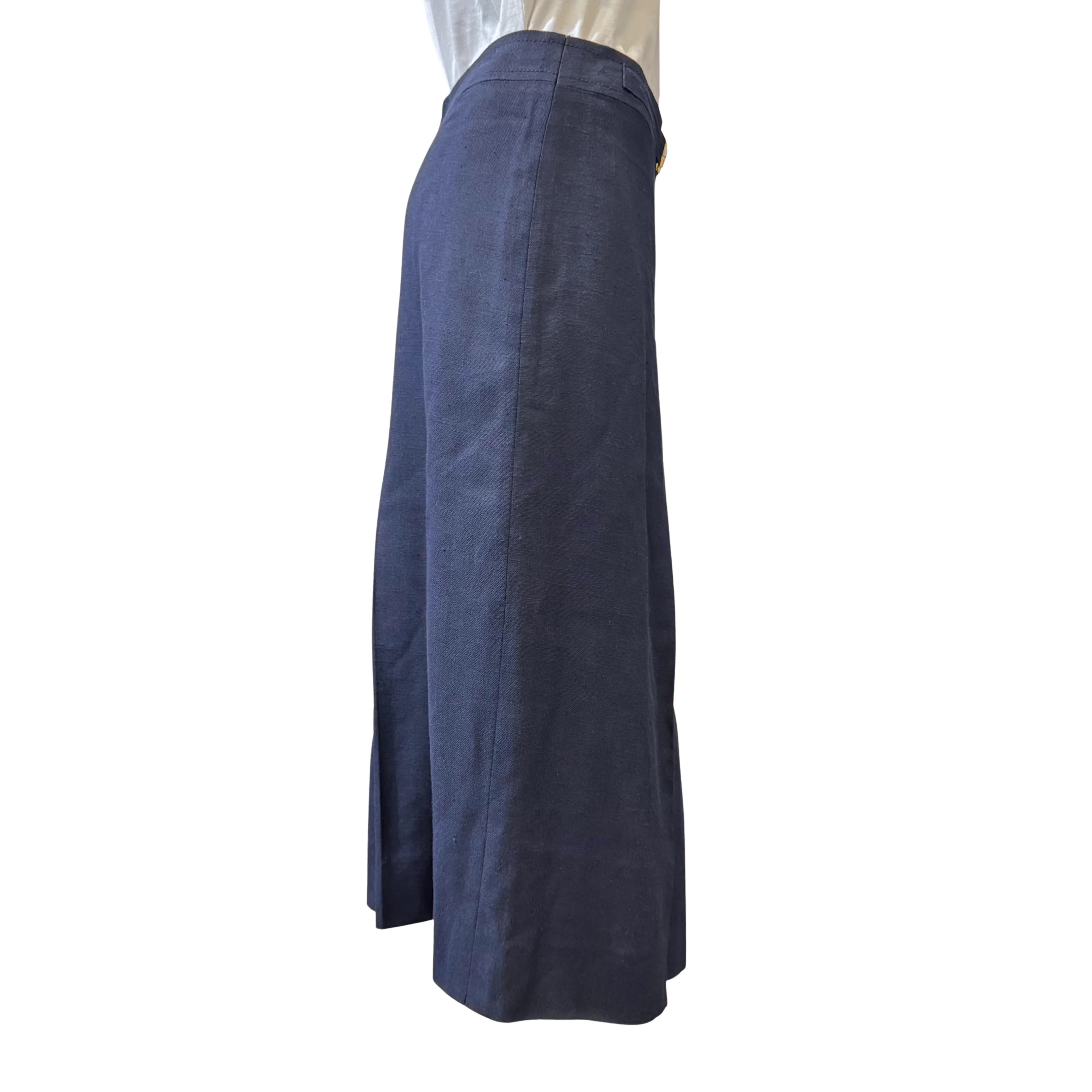 Celine Mid-length Skirt Navy Size 36
