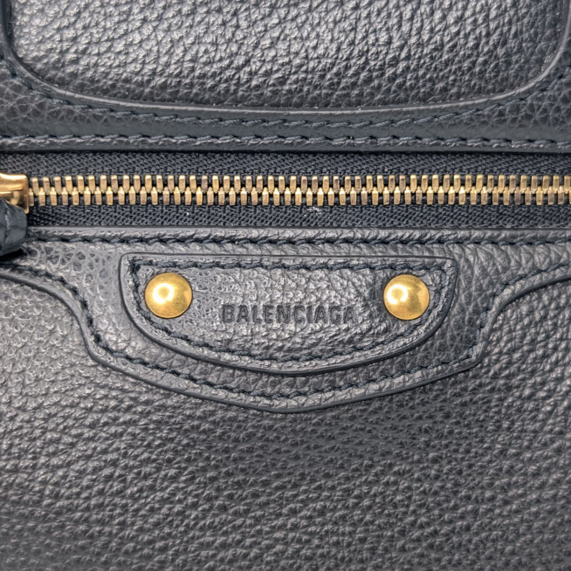 Balenciaga Neo Classic Gold Hardware Mini City Black