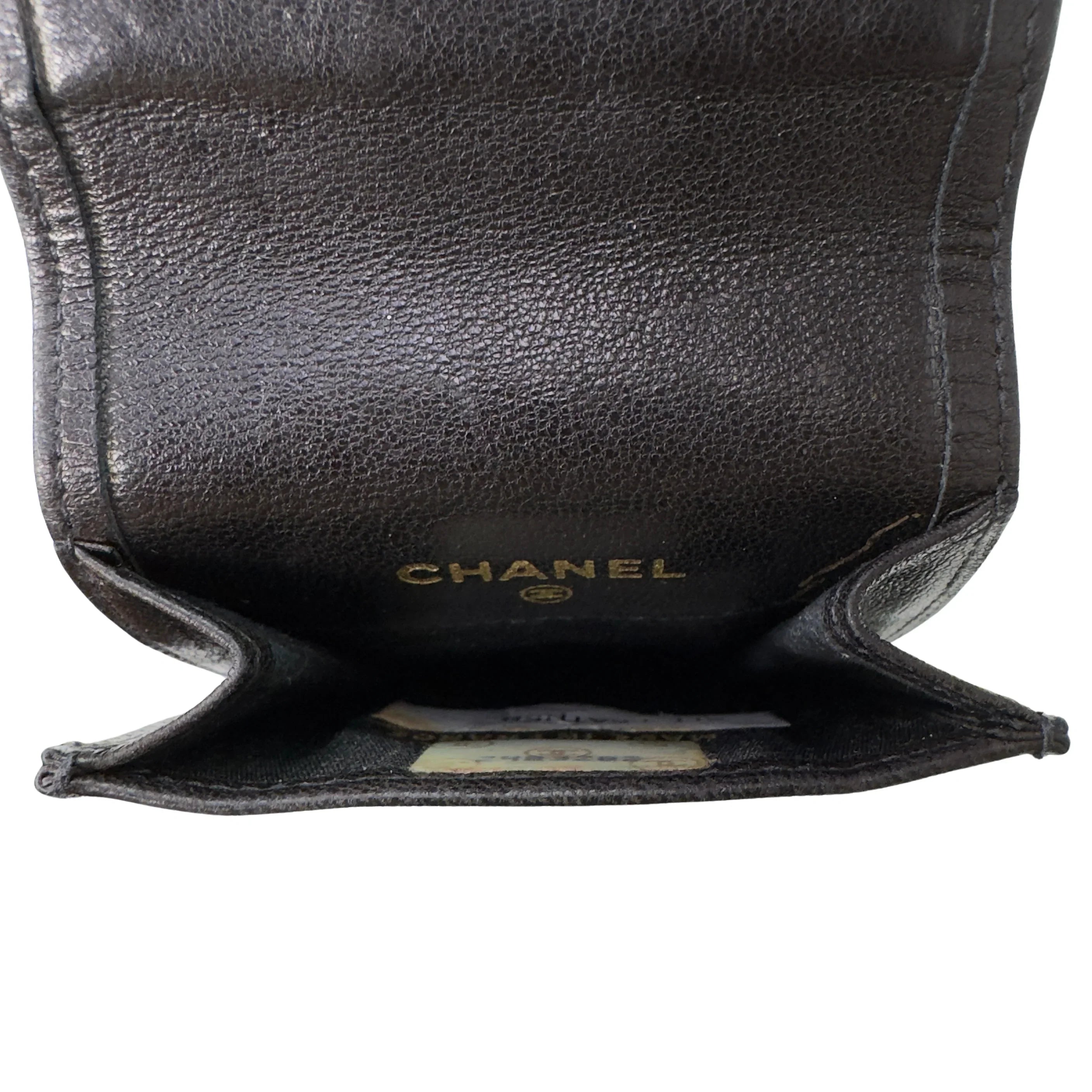 Chanel Cigarette Pouch Leather Black - Lost Designer