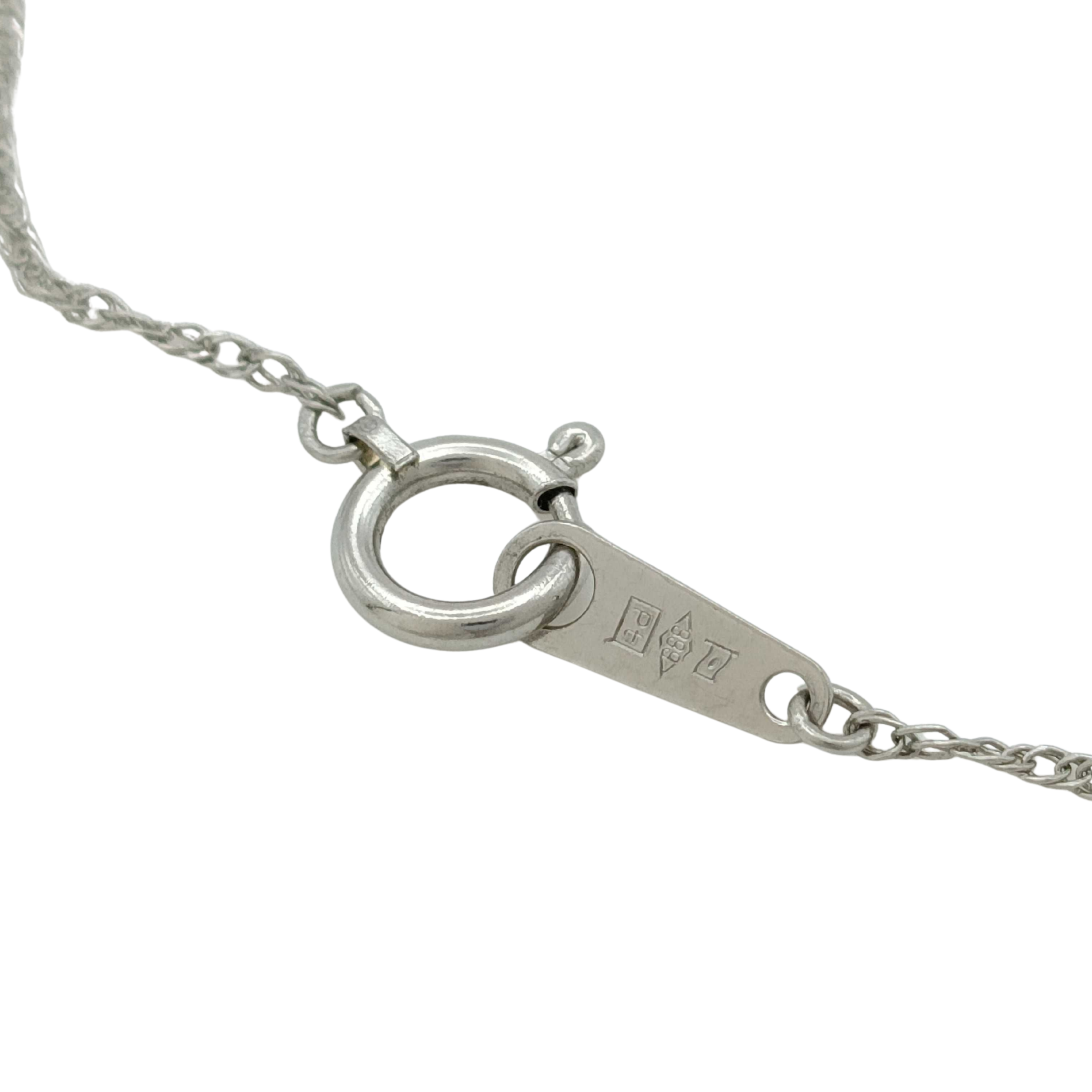 0.60Ct Natural Diamond Solitaire Pendant Necklace In Platinum