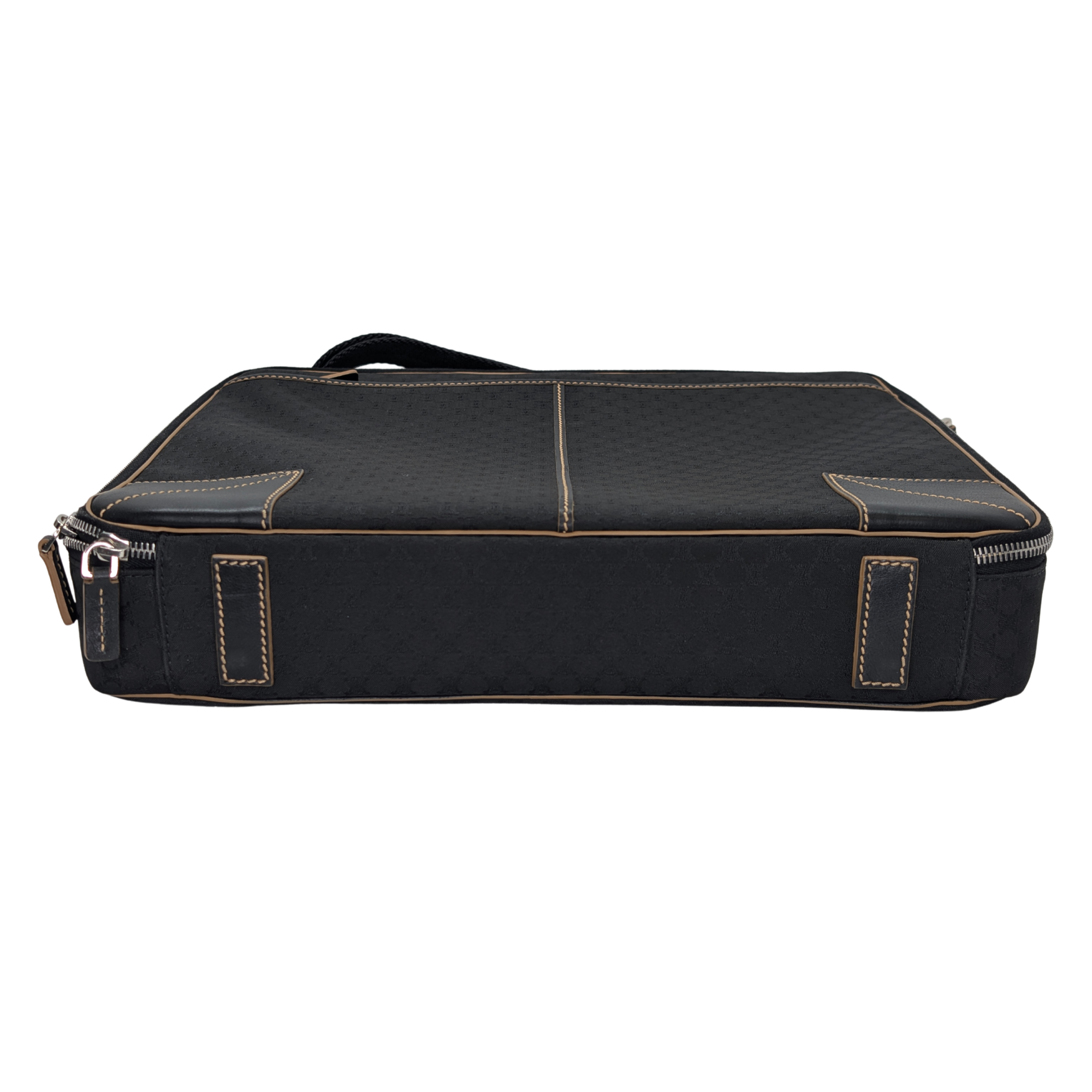 Celine Macadam Canvas & Leather Two-way Briefcase Bag