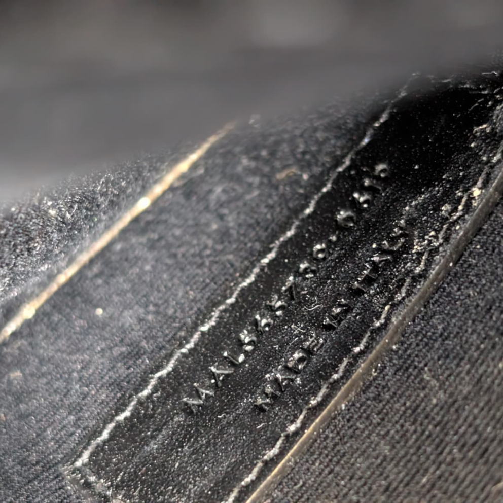 Saint Laurent Small Uptown Pouch In Crocodile-Embossed Leather Black