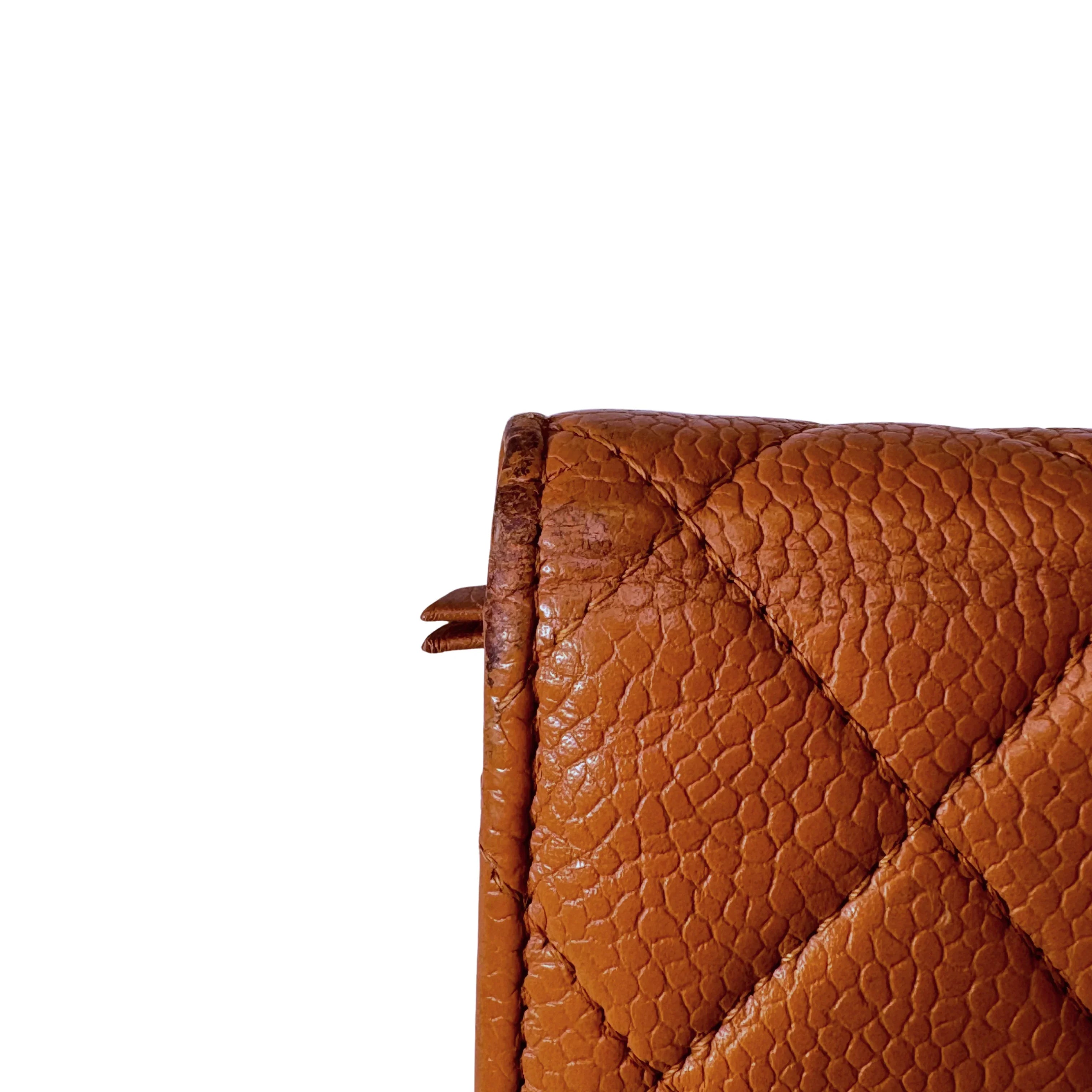 Chanel Caviar Leather Long Wallet Mustard - Lost Designer